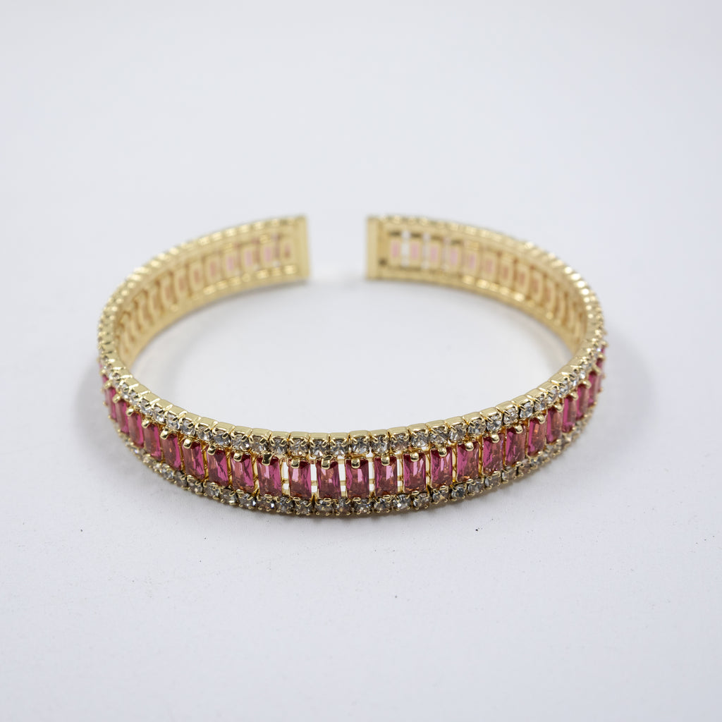 Pulseras Doradas con Piedras M1 Oro Laminado