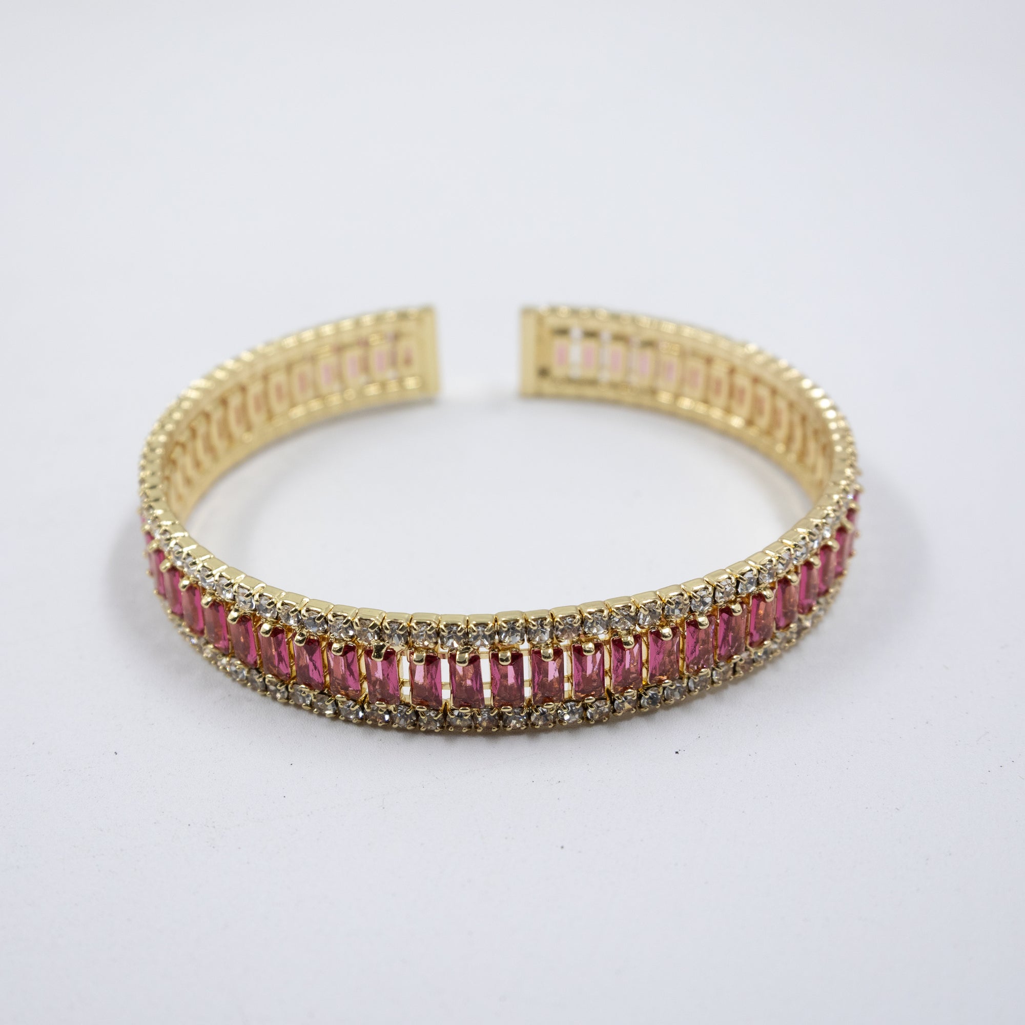 Pulseras Doradas con Piedras M1 Oro Laminado