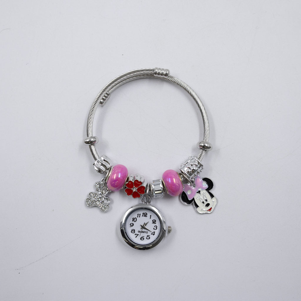 Pulsera tipo Pandora Plateadas M18 Oro Laminado