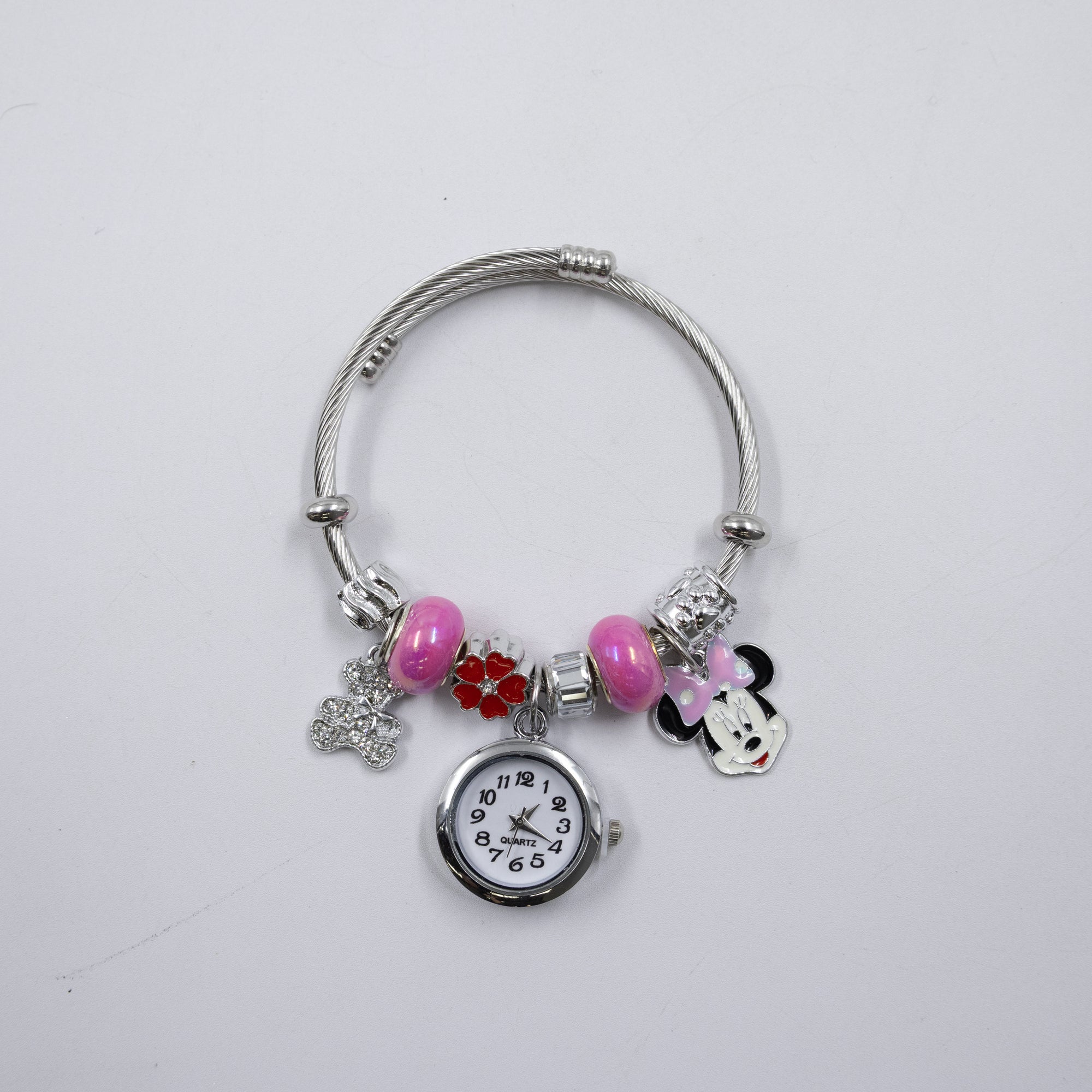 Pulsera tipo Pandora Plateadas M18 Oro Laminado