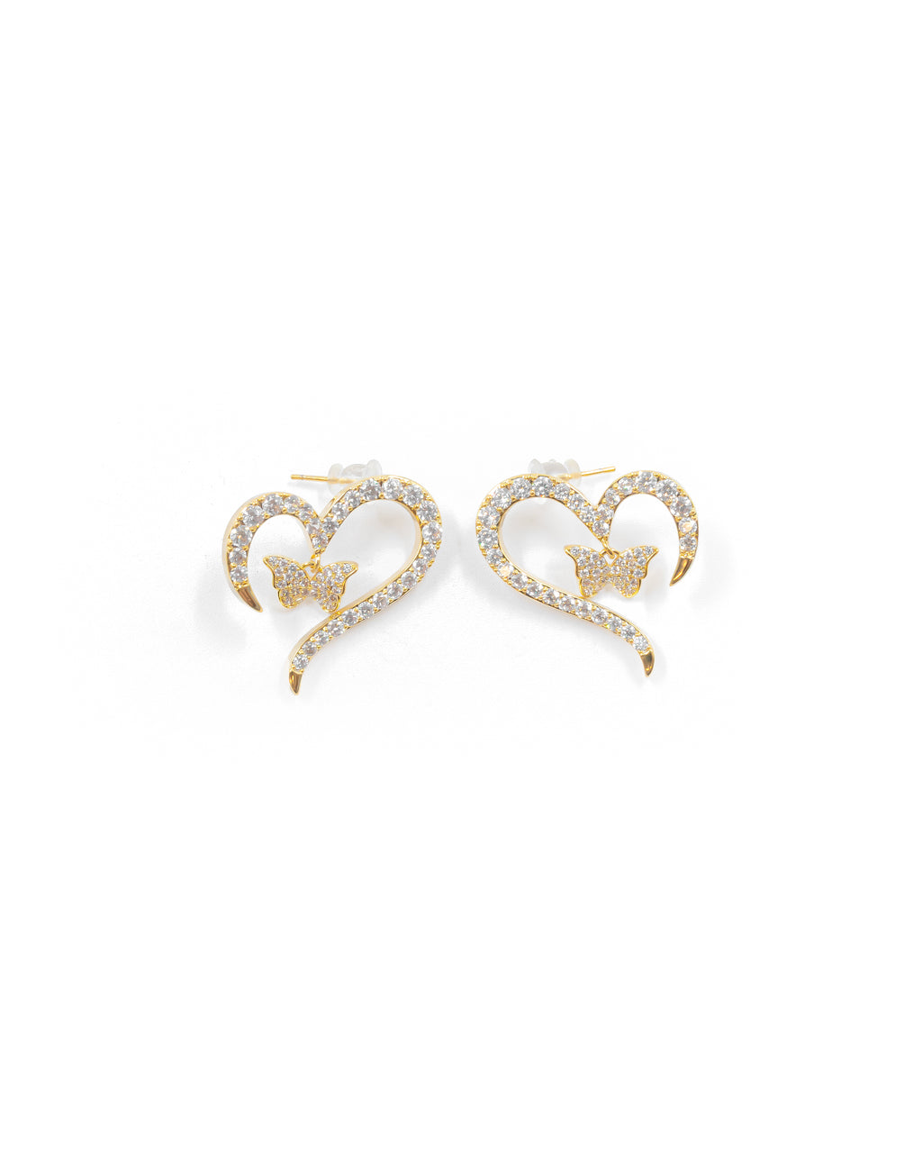 Aretes Largos Ansheli Dorados M11 Oro Laminado