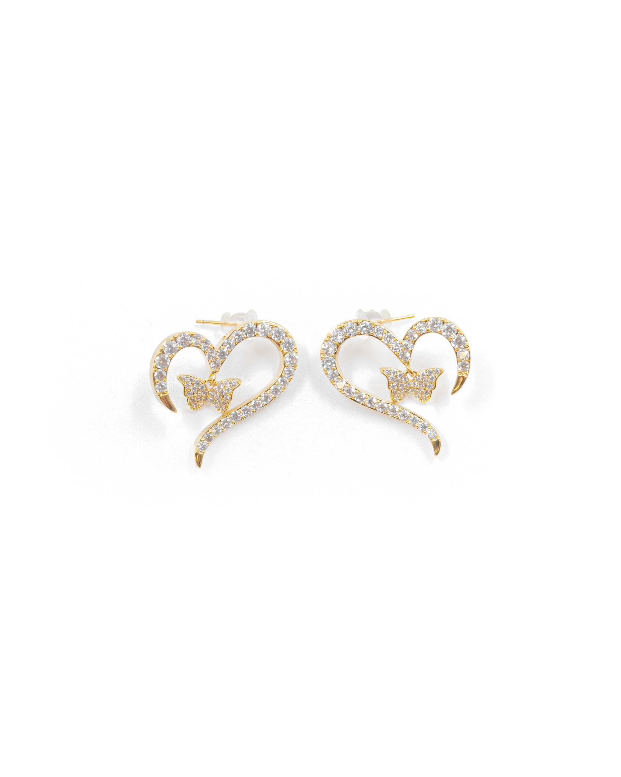 Aretes Largos Ansheli Dorados M11 Oro Laminado