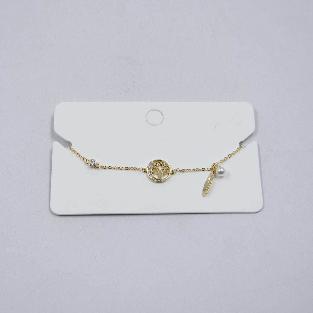Pulsera Dorada Ansheli M4 Oro Laminado