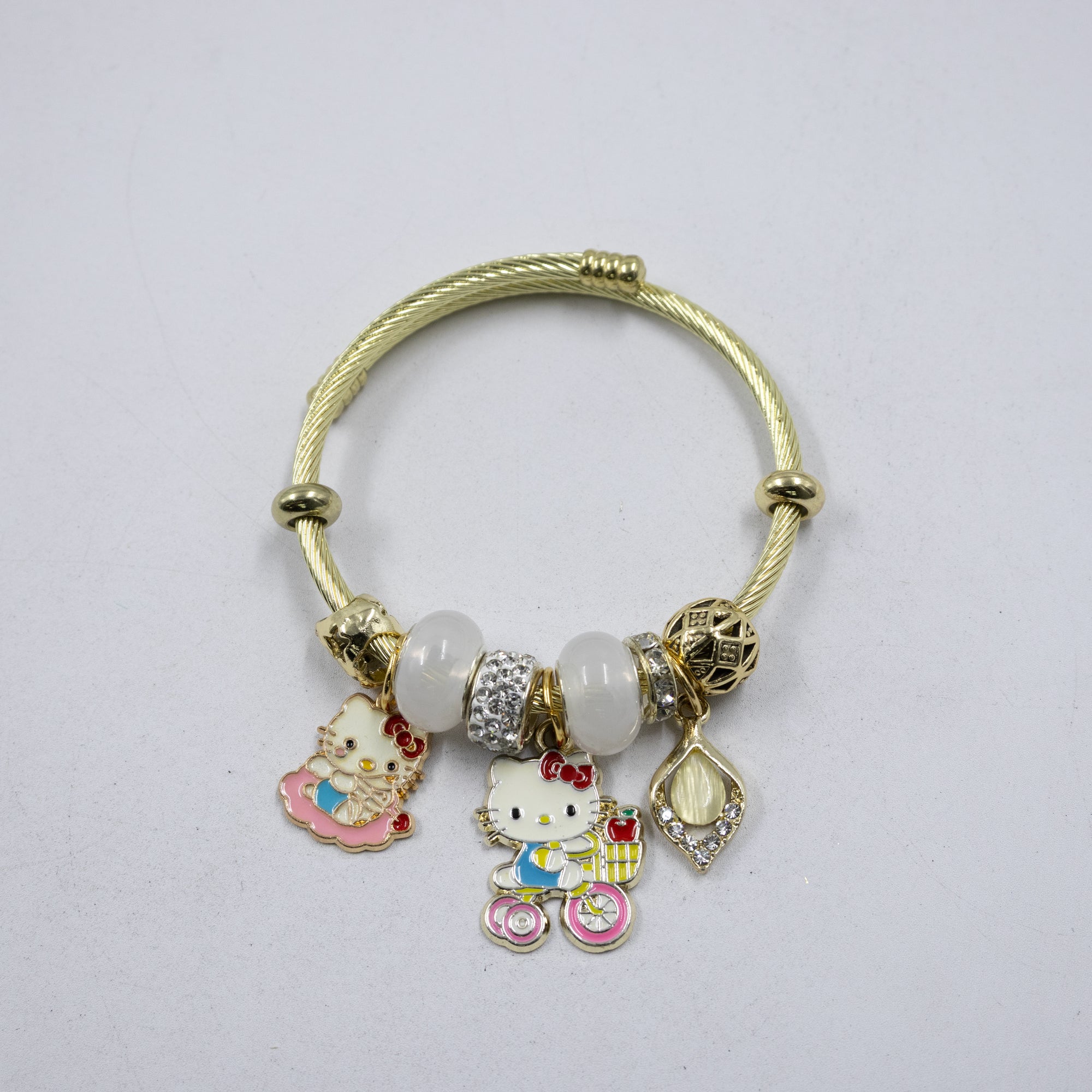Pulsera tipo Pandora M10 Oro Laminado