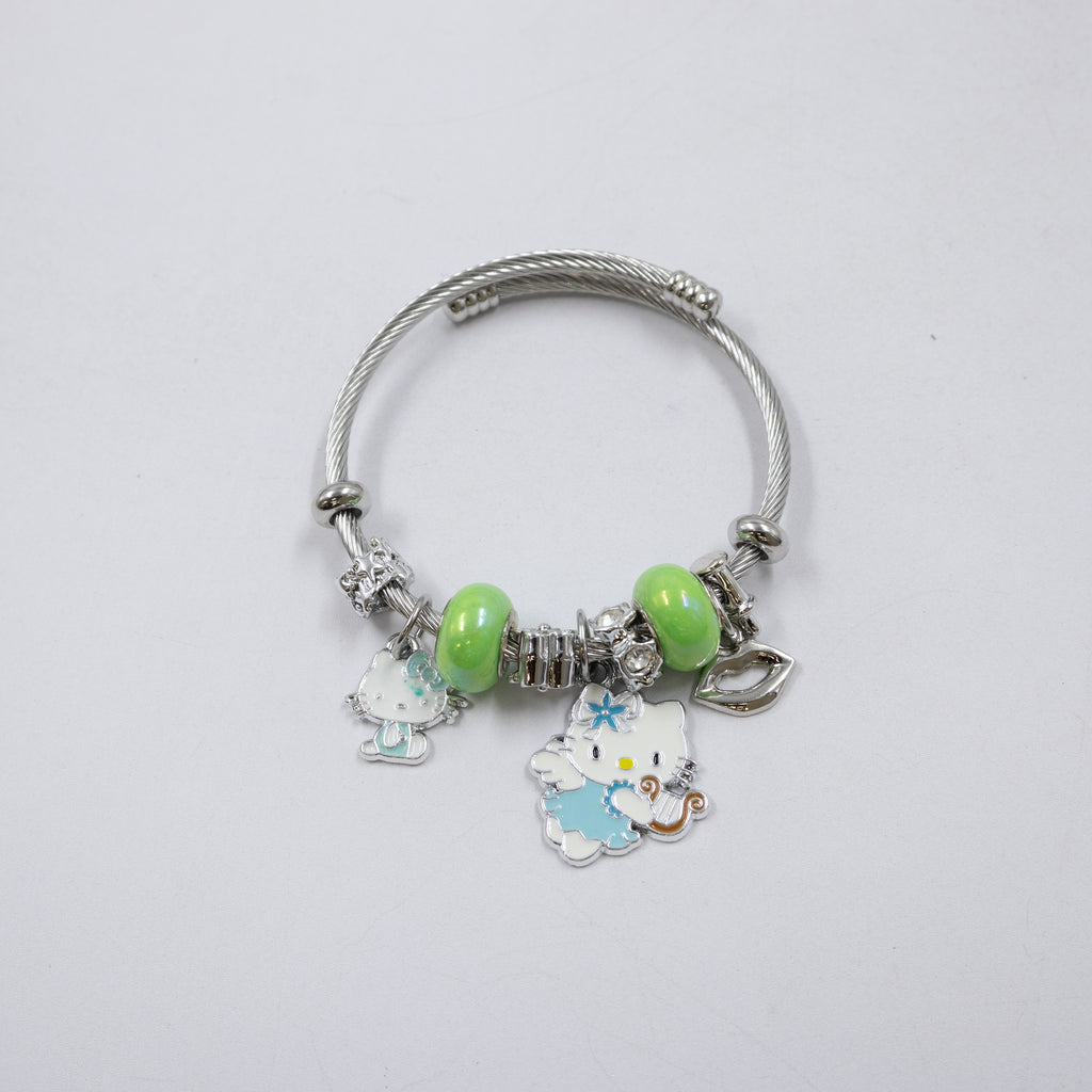 Pulsera tipo Pandora Plateados M2 Oro Laminado