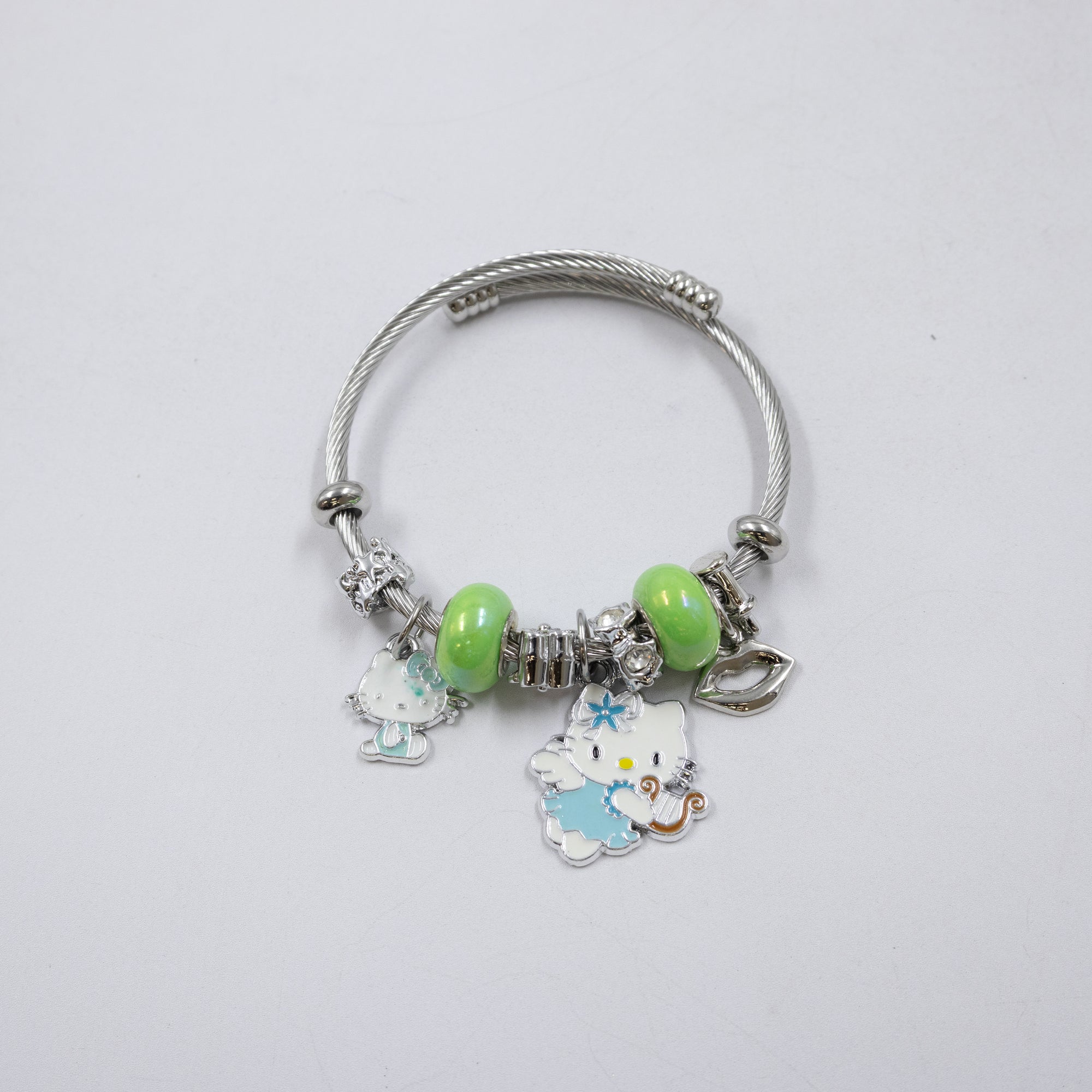 Pulsera tipo Pandora Plateados M2 Oro Laminado