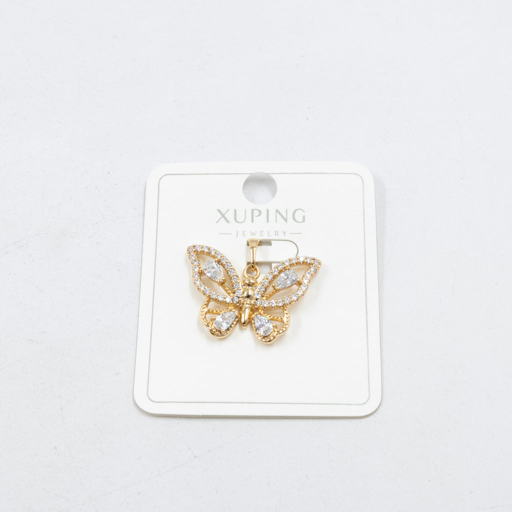 Dijes Xuping con Piedras M4 Oro Laminado