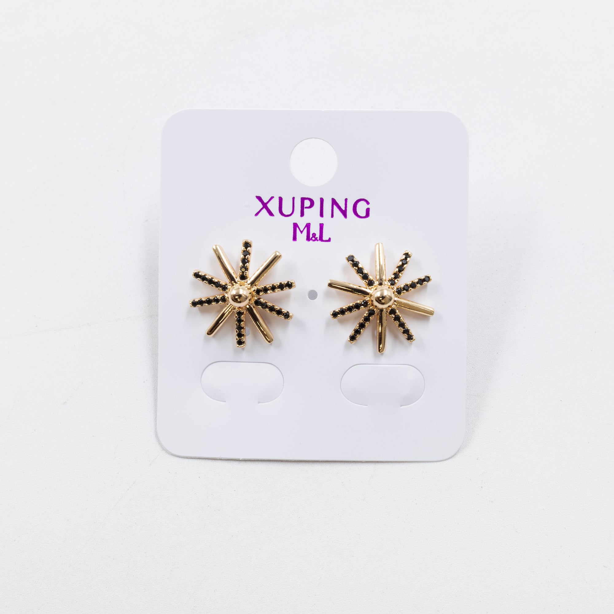 Aretes Dorados Xuping de Aro M12 Oro Laminado