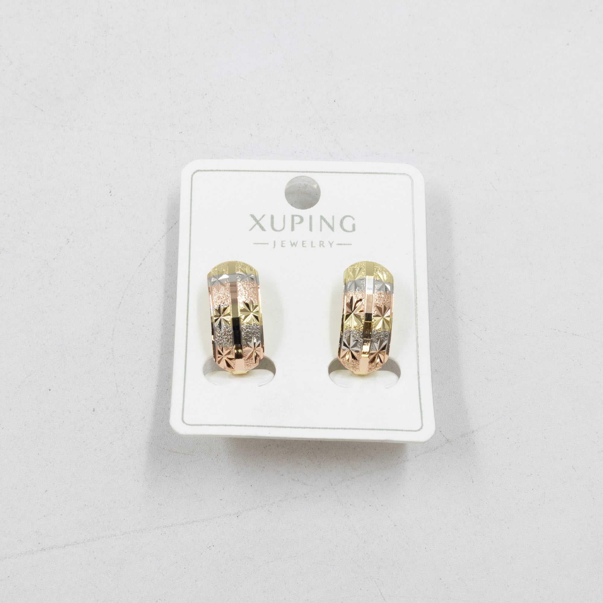 Aretes Oro Florentino Xuping M2 Oro Laminado