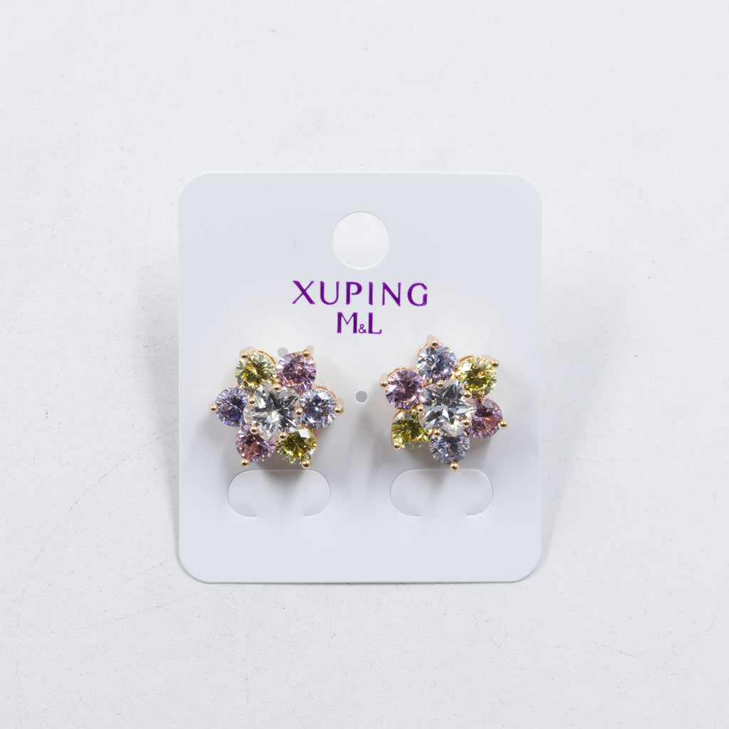 Aretes Xuping Dorados M16 Oro Laminado