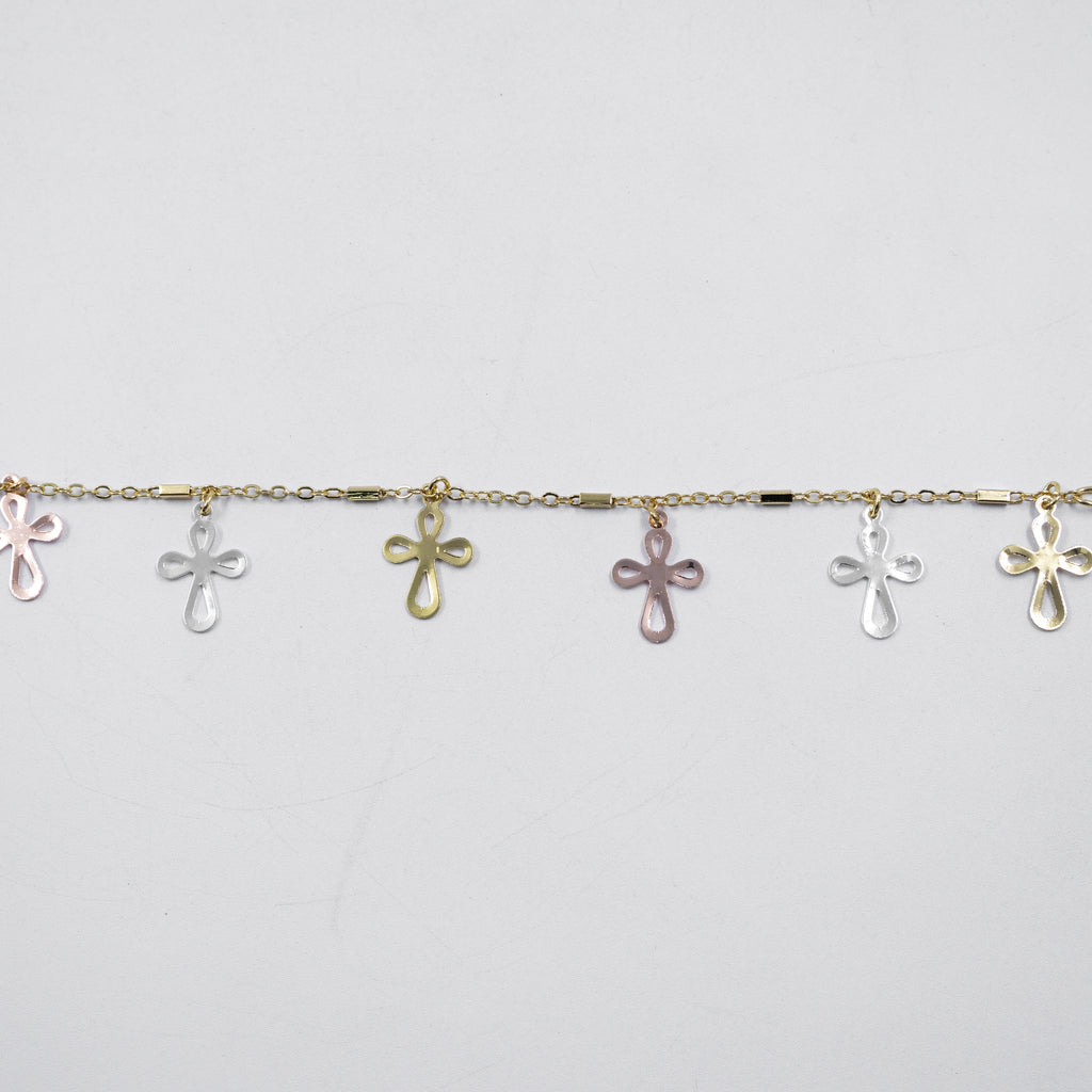 Pulseras de Tres colores M1 Oro Laminado