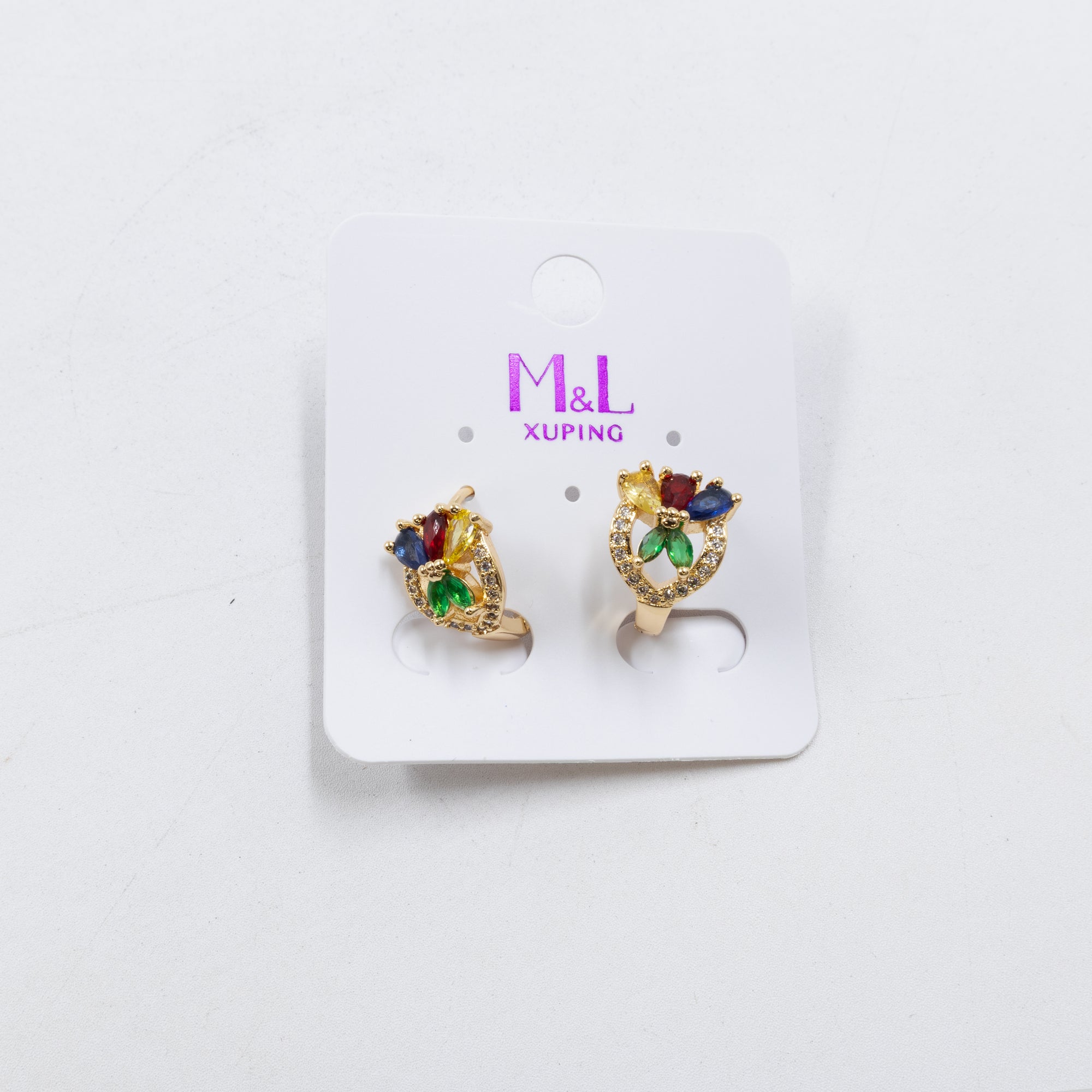 Aretes Dorados Xuping de Aro M9 Oro Laminado