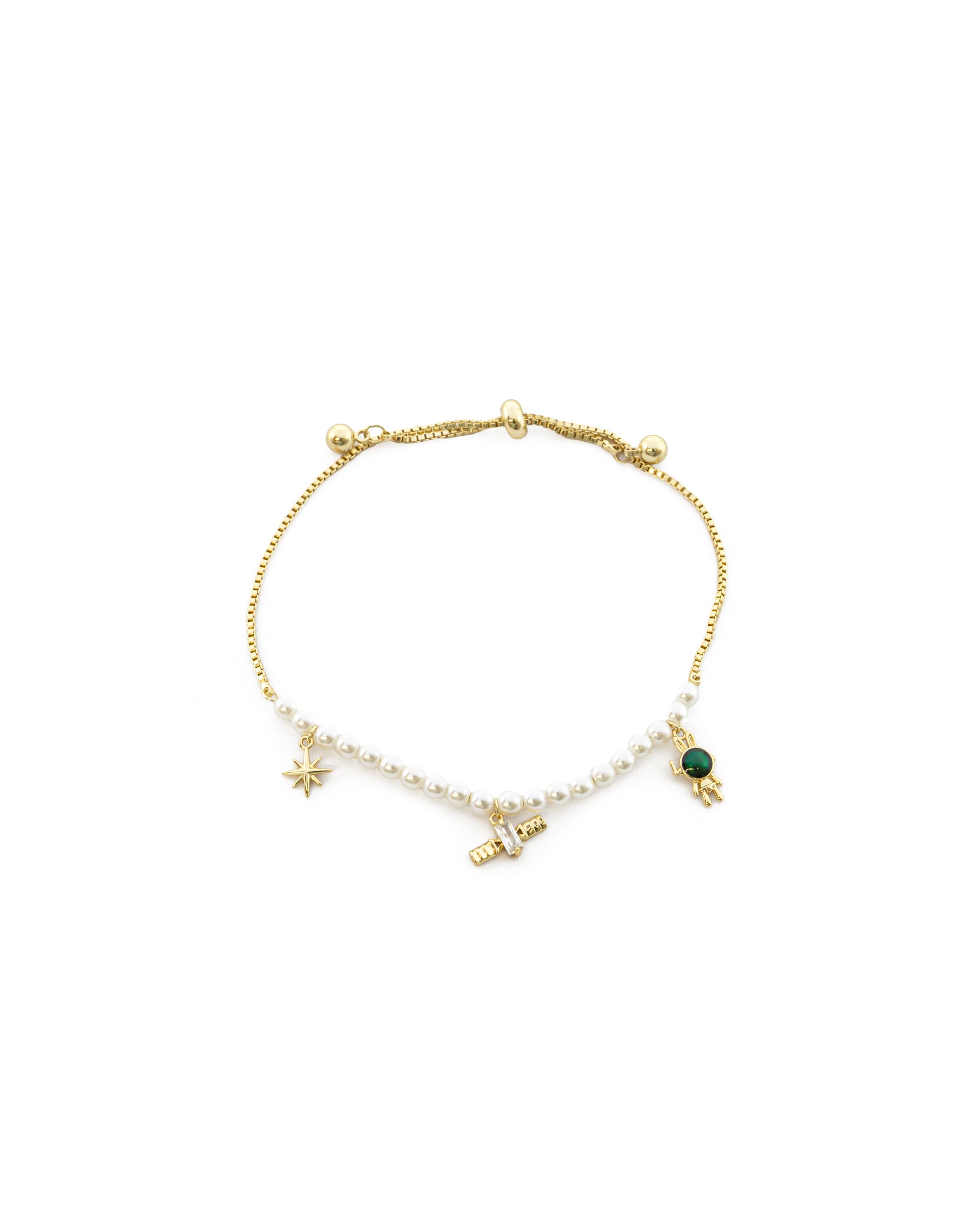 Pulsera Dorada Ansheli M9 - Oro Laminado