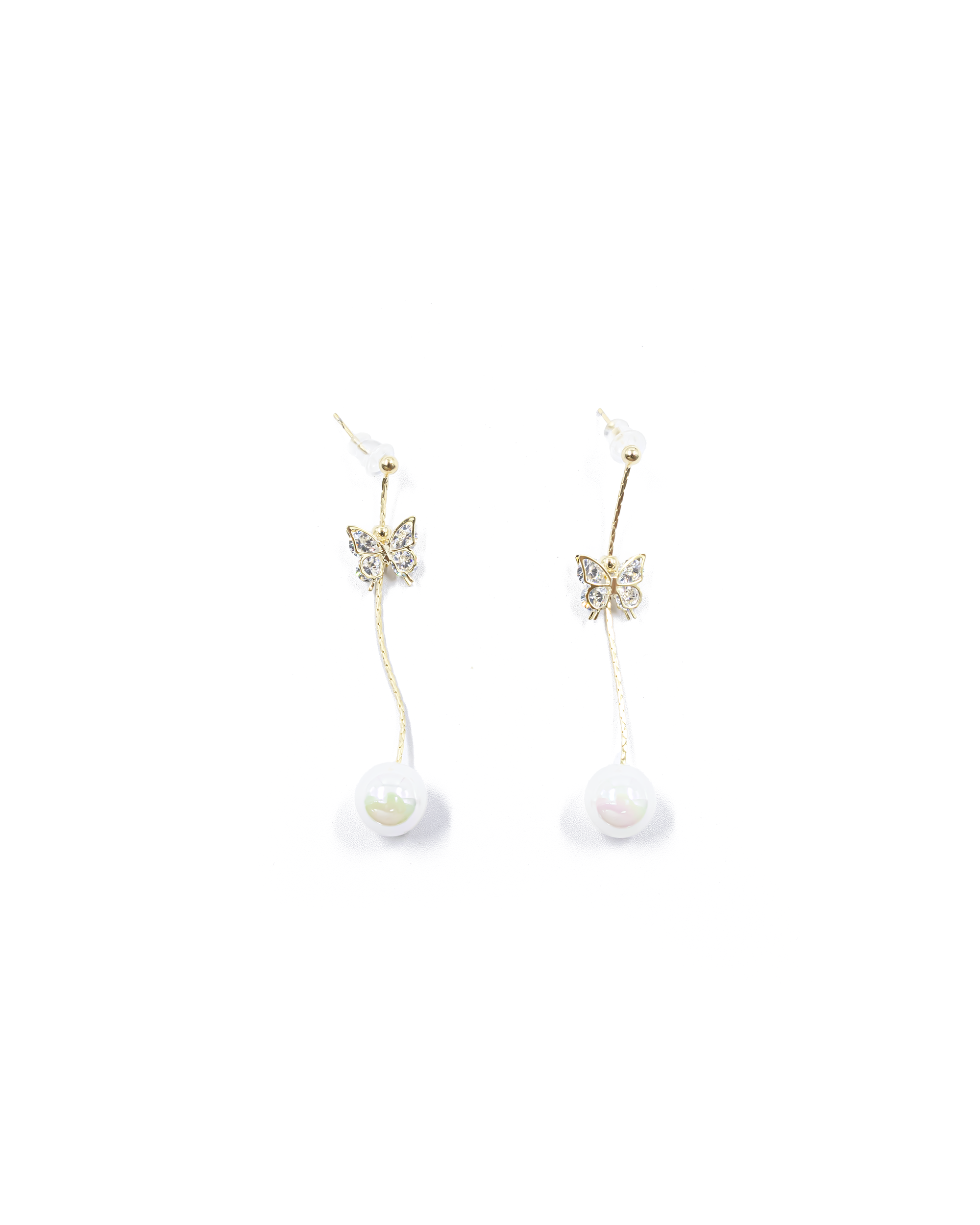 Aretes Largos Ansheli Dorados M3 Oro Laminado
