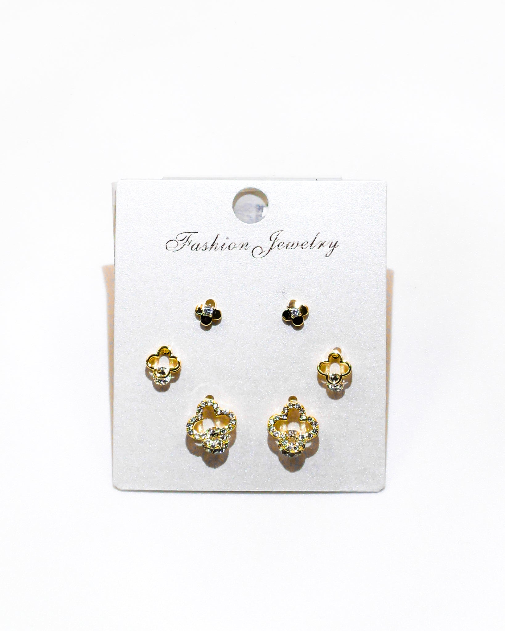 Set Aretes X3 - M7 Oro Laminado