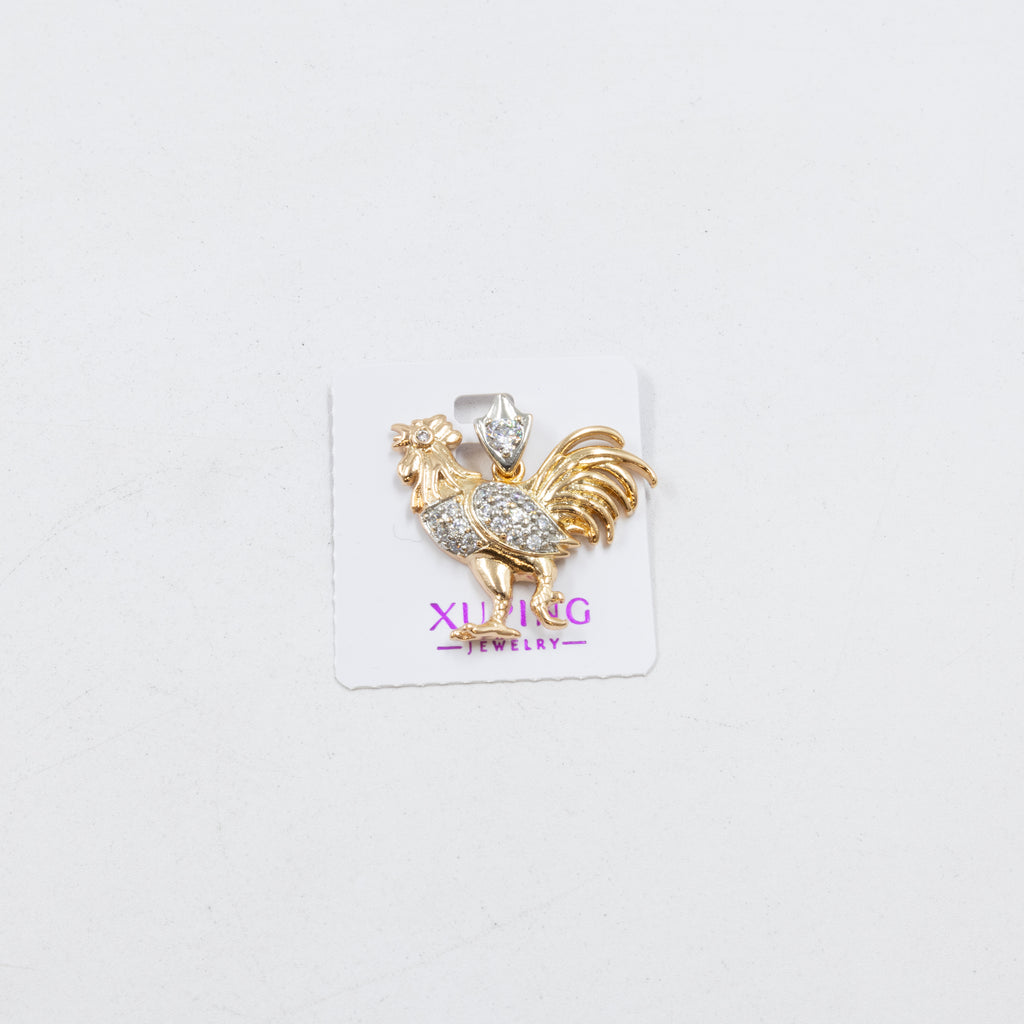 Dijes Xuping con Piedras M6 Oro Laminado