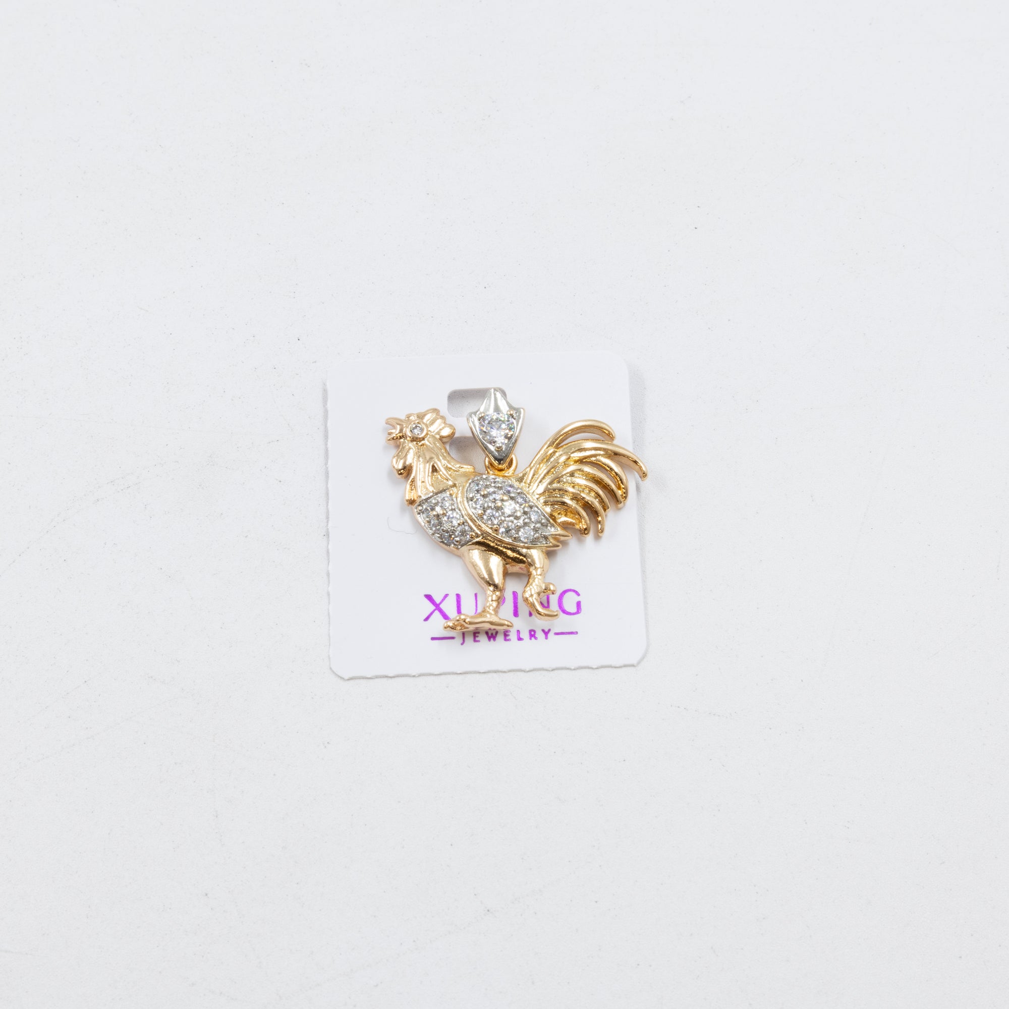 Dijes Xuping con Piedras M6 Oro Laminado