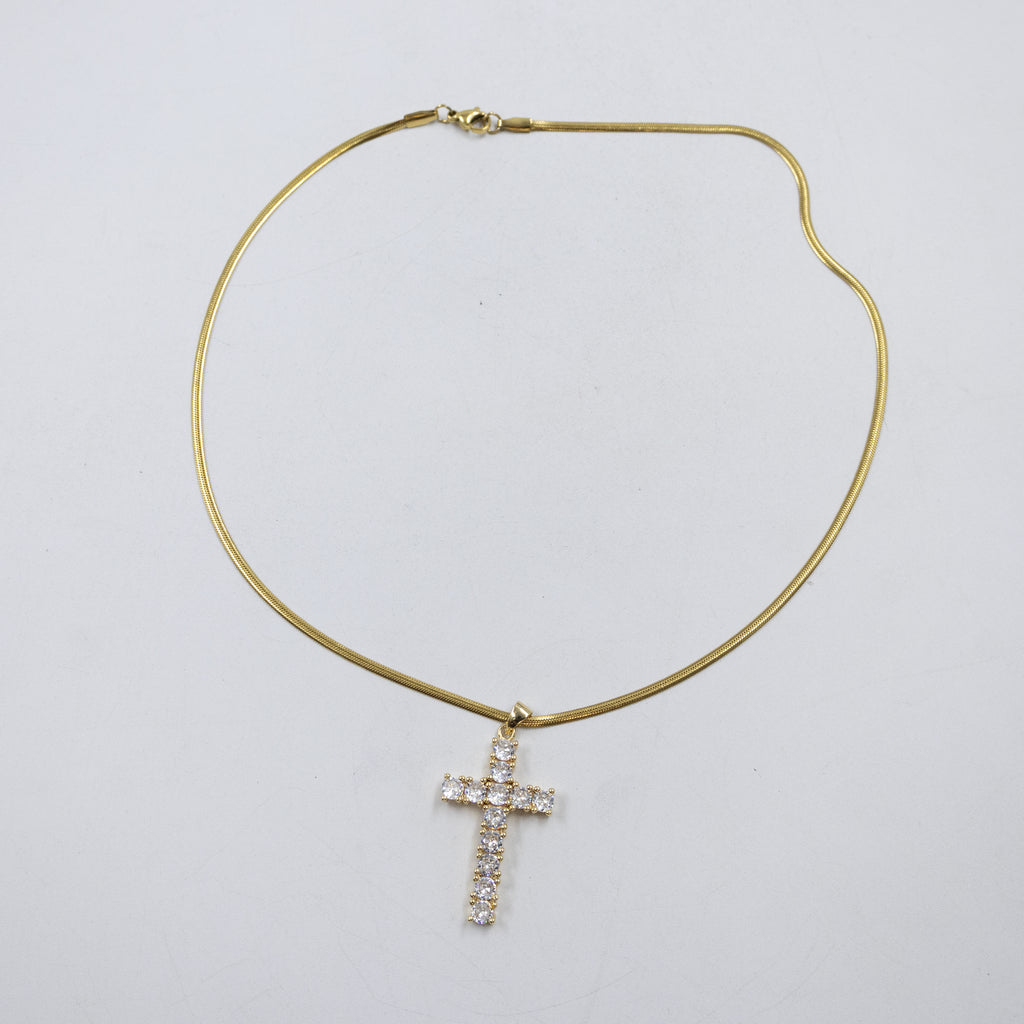 Collar Dorado Religioso M1 Oro Laminado