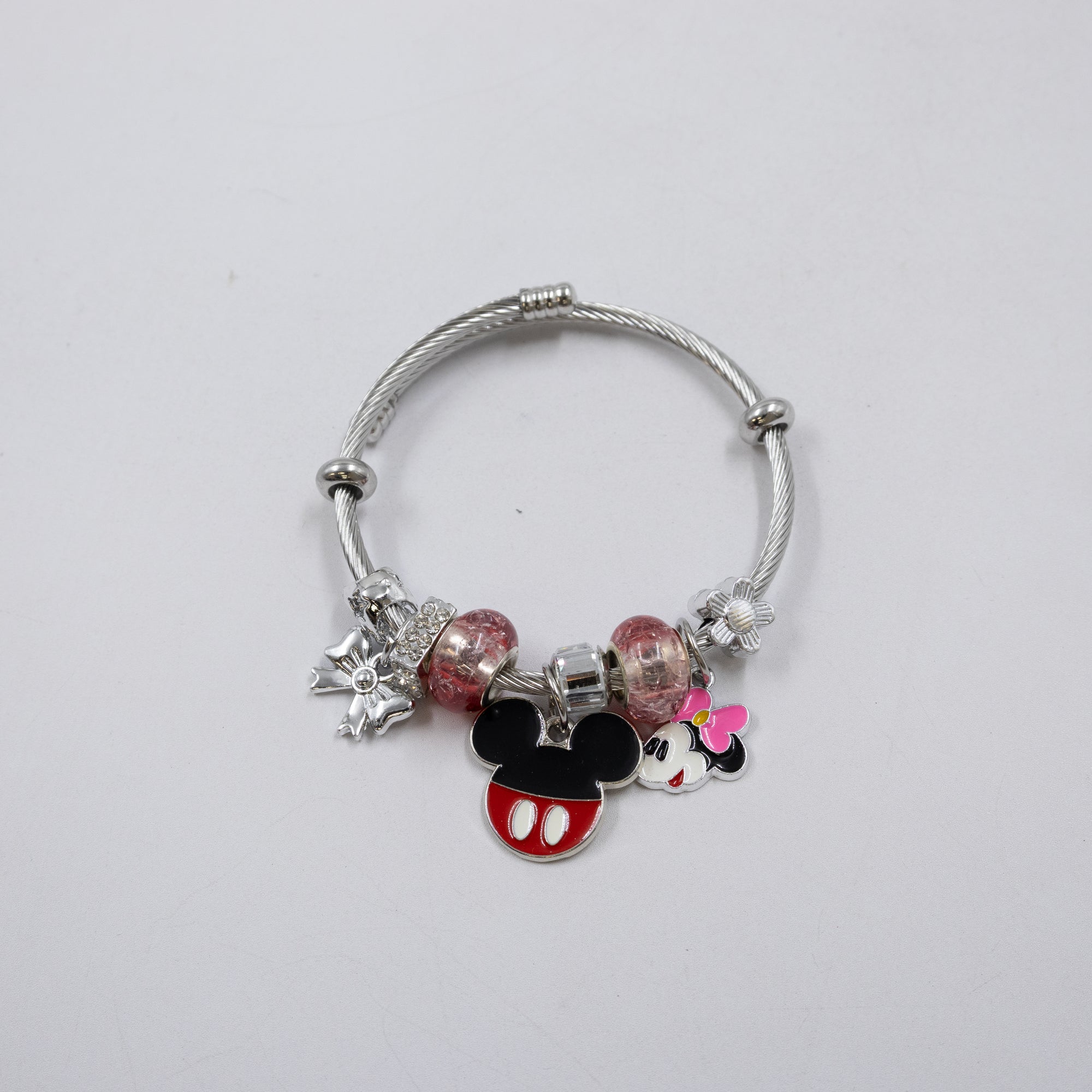 Pulsera tipo Pandora Plateados M7 Oro Laminado