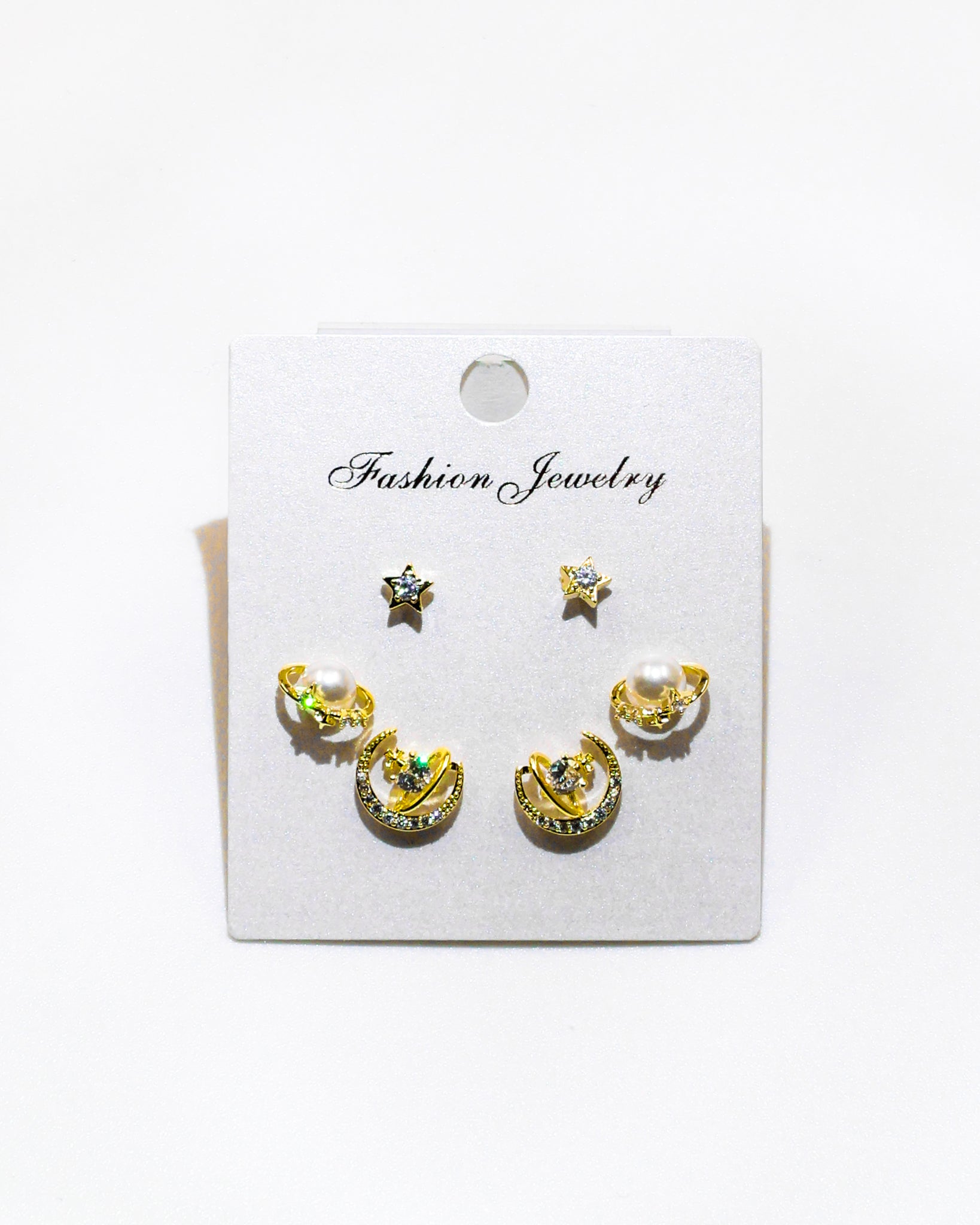 Set Aretes X3 - M18 Oro Laminado