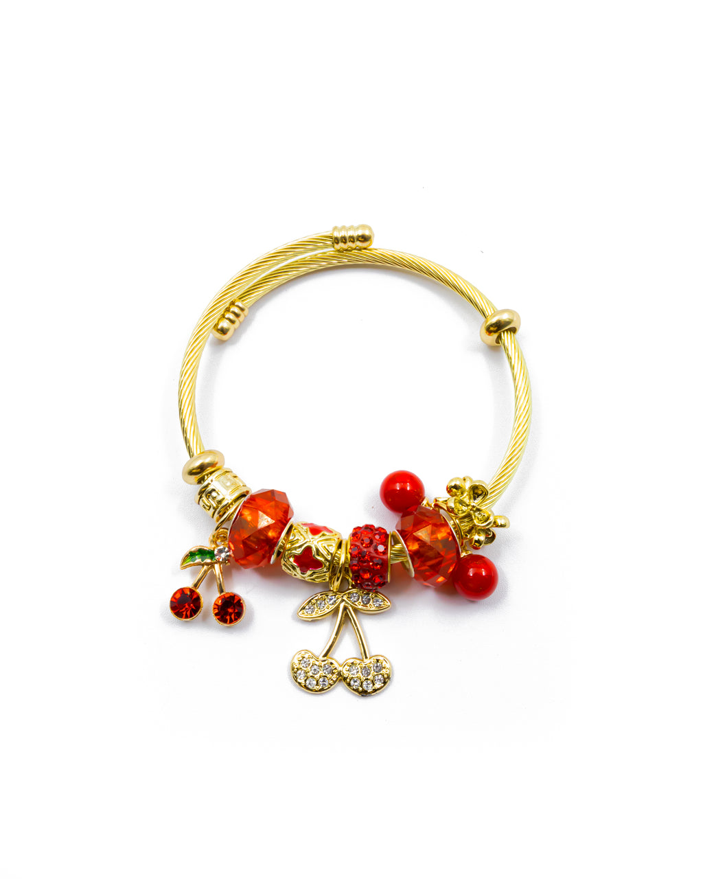 PULSERA DE CORAZON M1 ORO LAMINADO