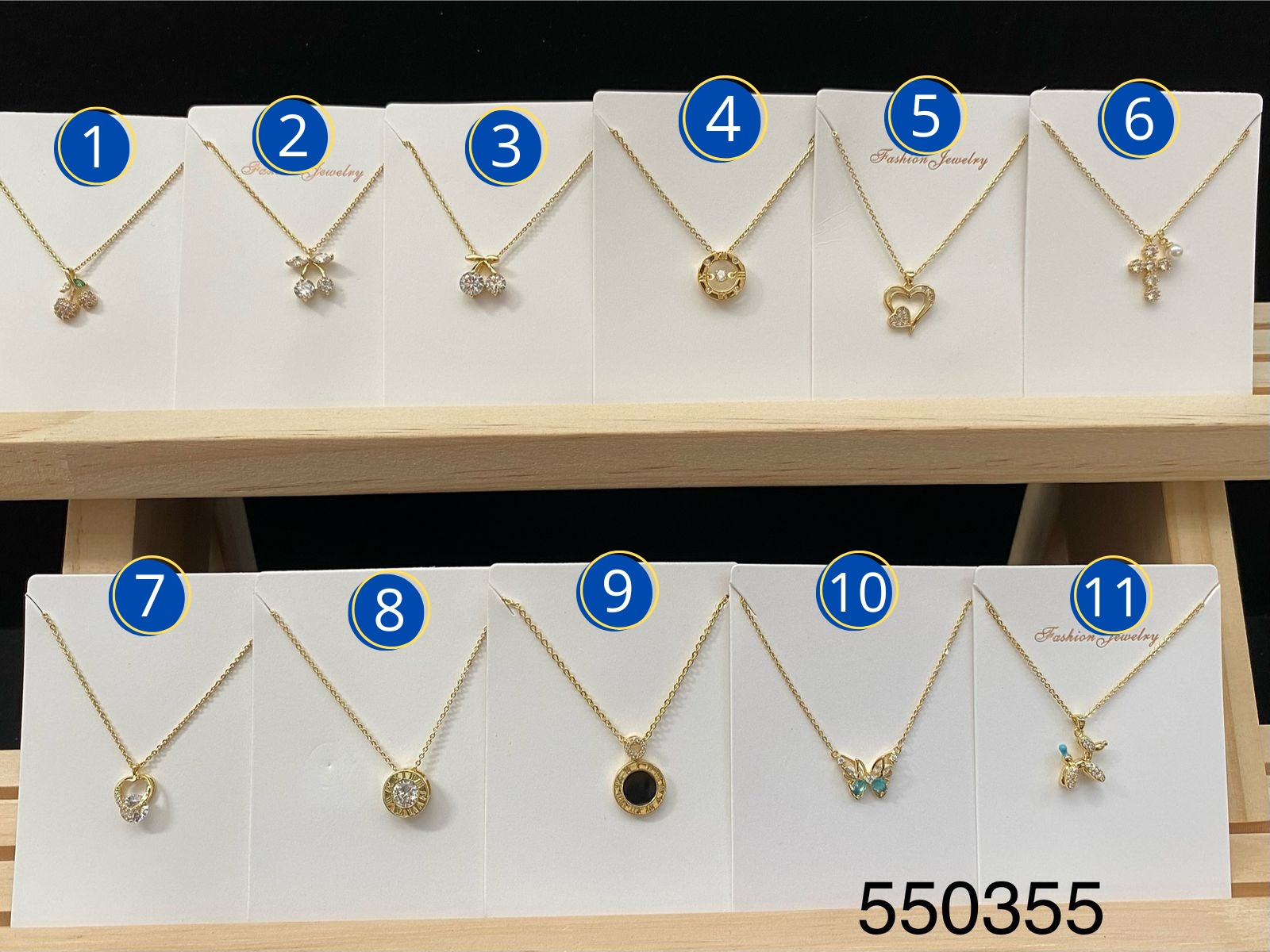 Cadena de ansheli M5 oro laminado
