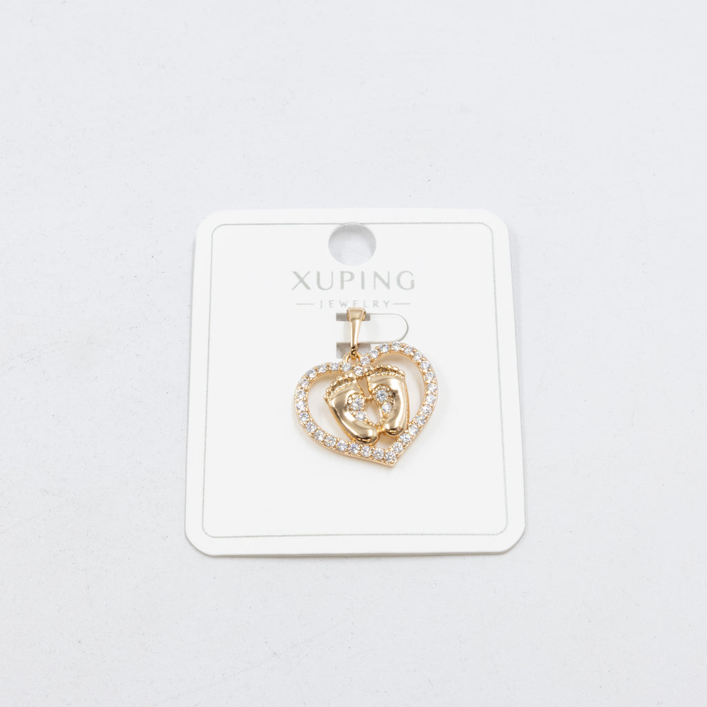 Dijes Xuping con Piedras M2 Oro Laminado