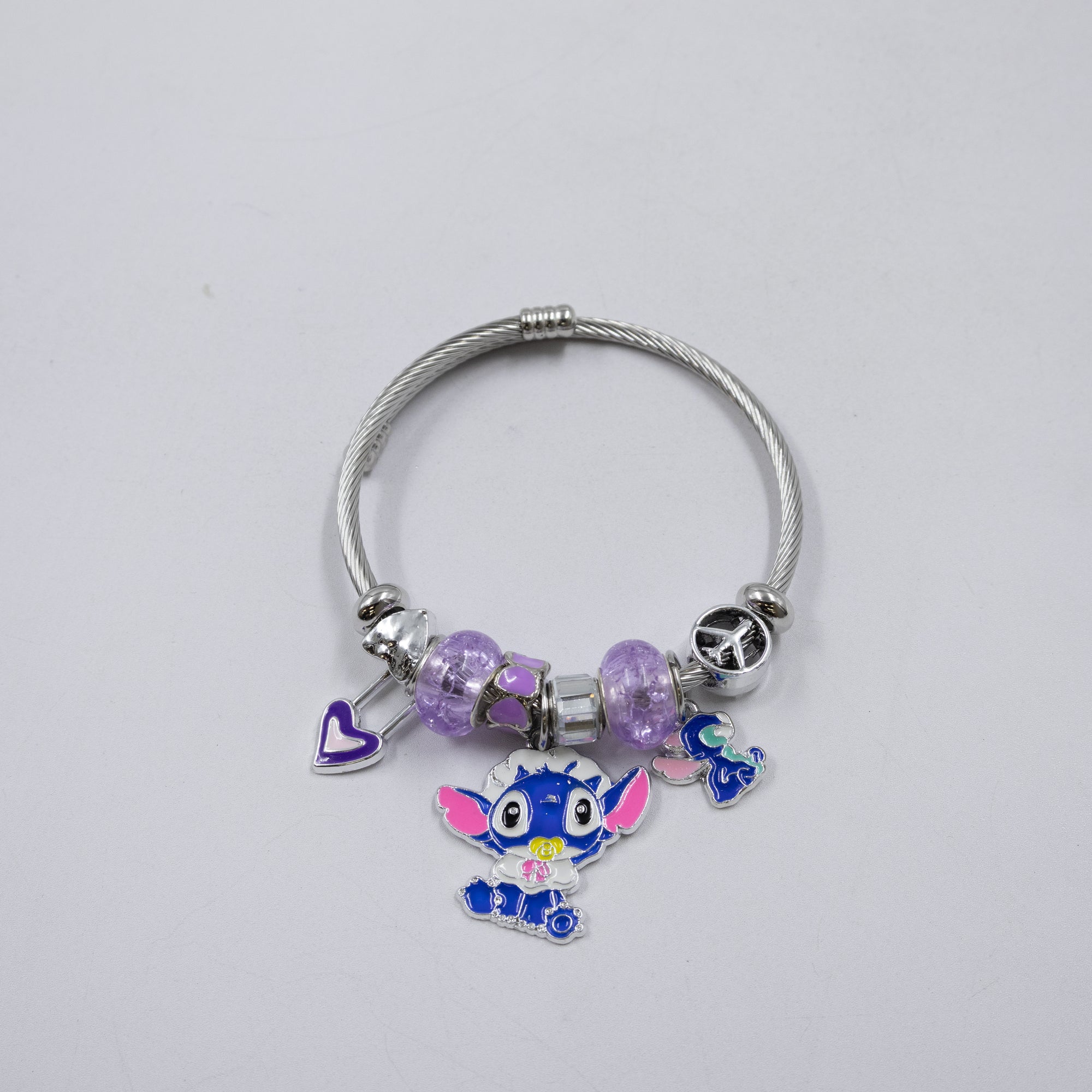 Pulsera tipo Pandora Plateados M11 Oro Laminado