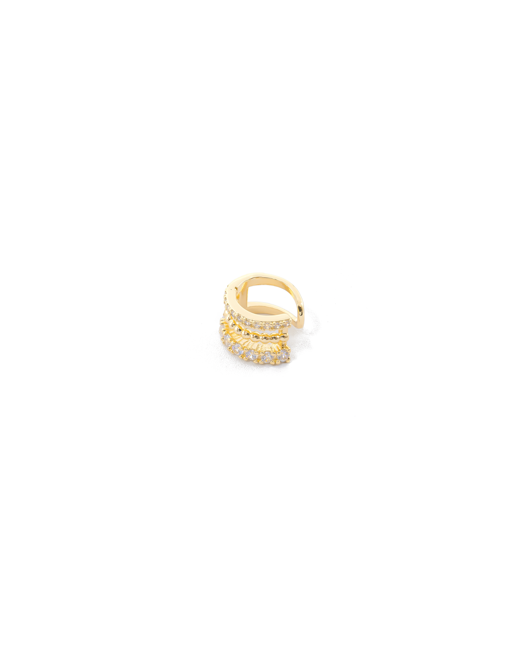 Aretes Simulador Dorados M6 Oro Laminado