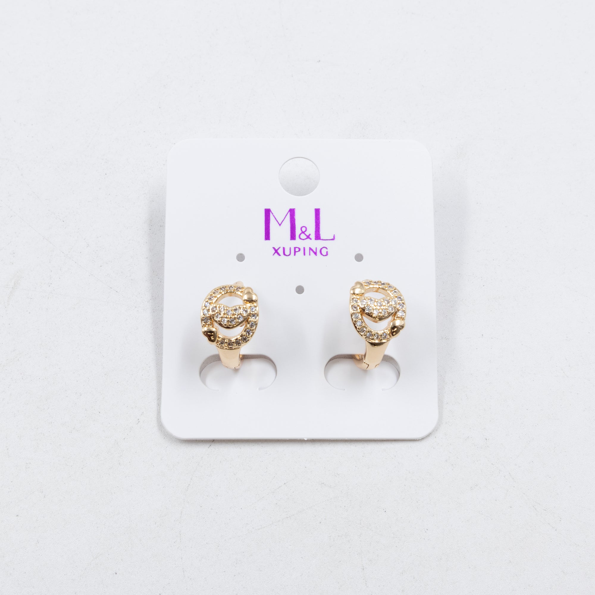 Aretes Xuping Dorados M4 Oro Laminado