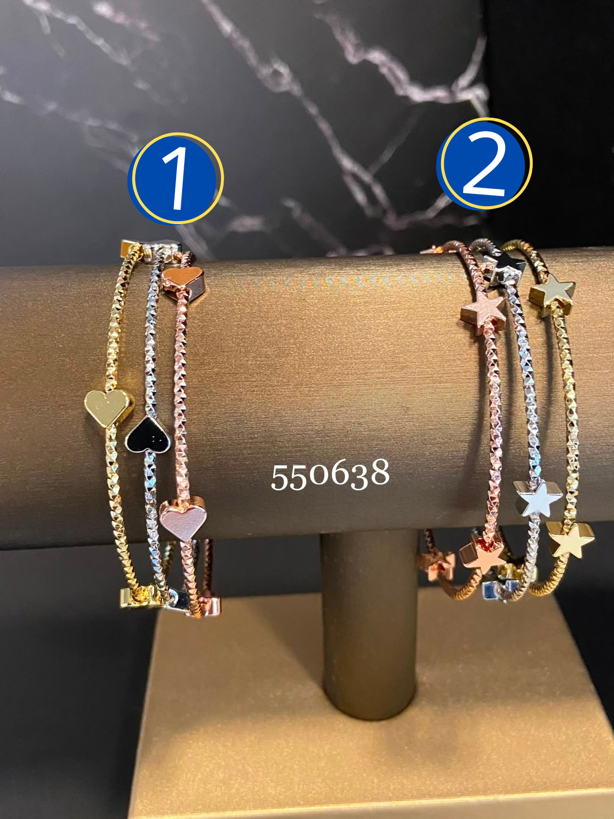 [26/SEPTIEMBRE/26] Pulsera Triples M2 Oro Laminado
