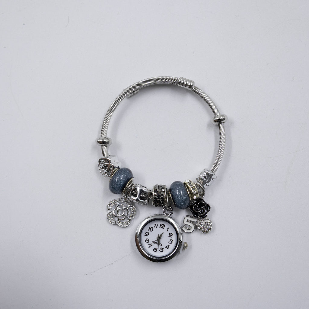 Pulsera tipo Pandora Plateadas M22 Oro Laminado