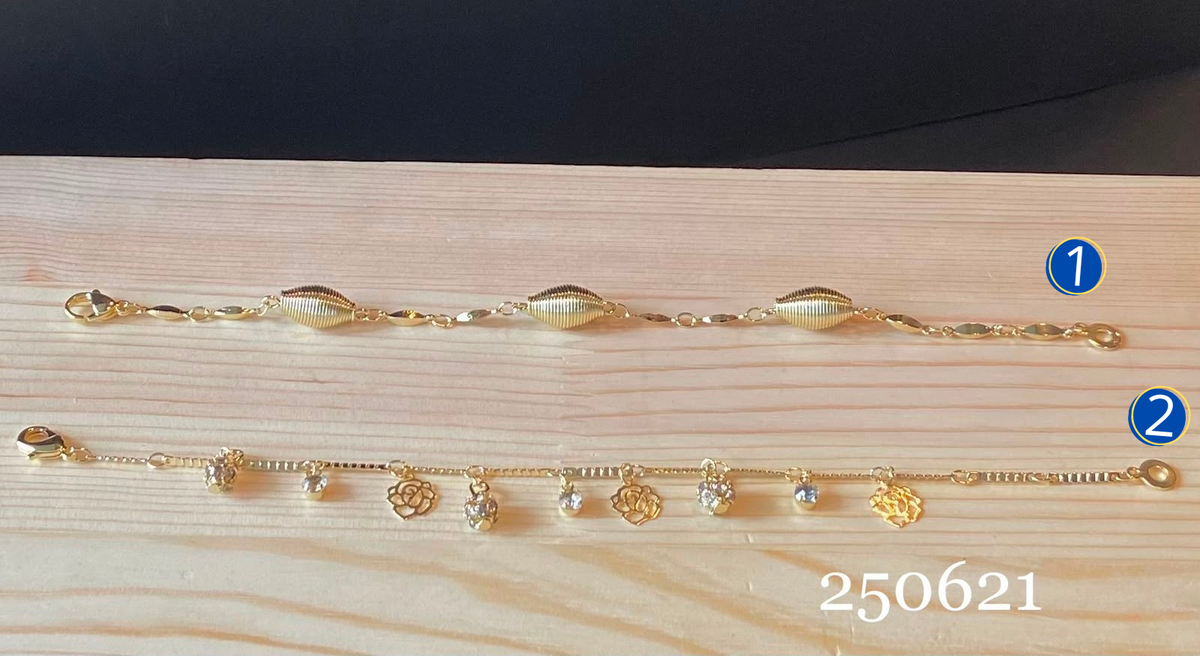 [12/SEPTIEMBRE/26] Pulseras Dorada M2 Oro Laminado