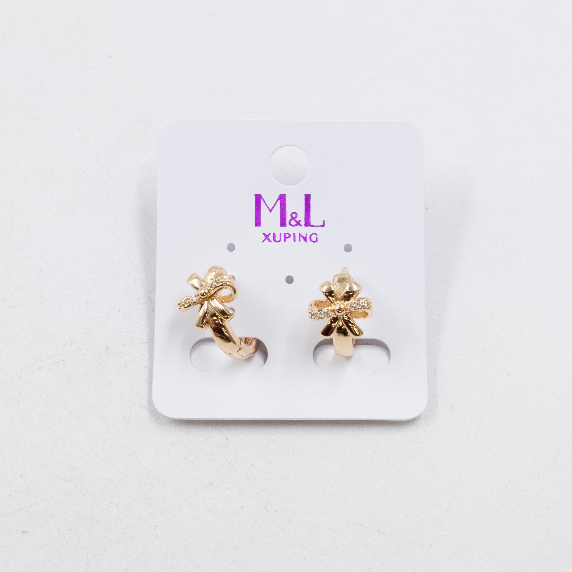 Aretes Xuping Dorados M1 Oro Laminado
