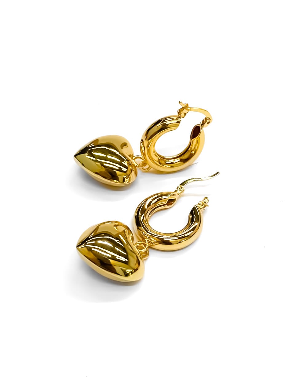 ARETES HUGGIES M7 - ORO LAMINADO
