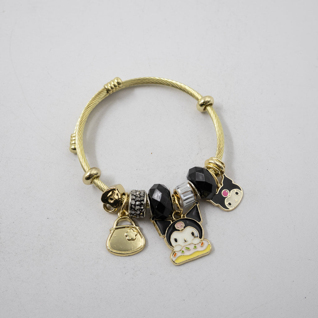 Pulsera tipo Pandora M3 Oro Laminado
