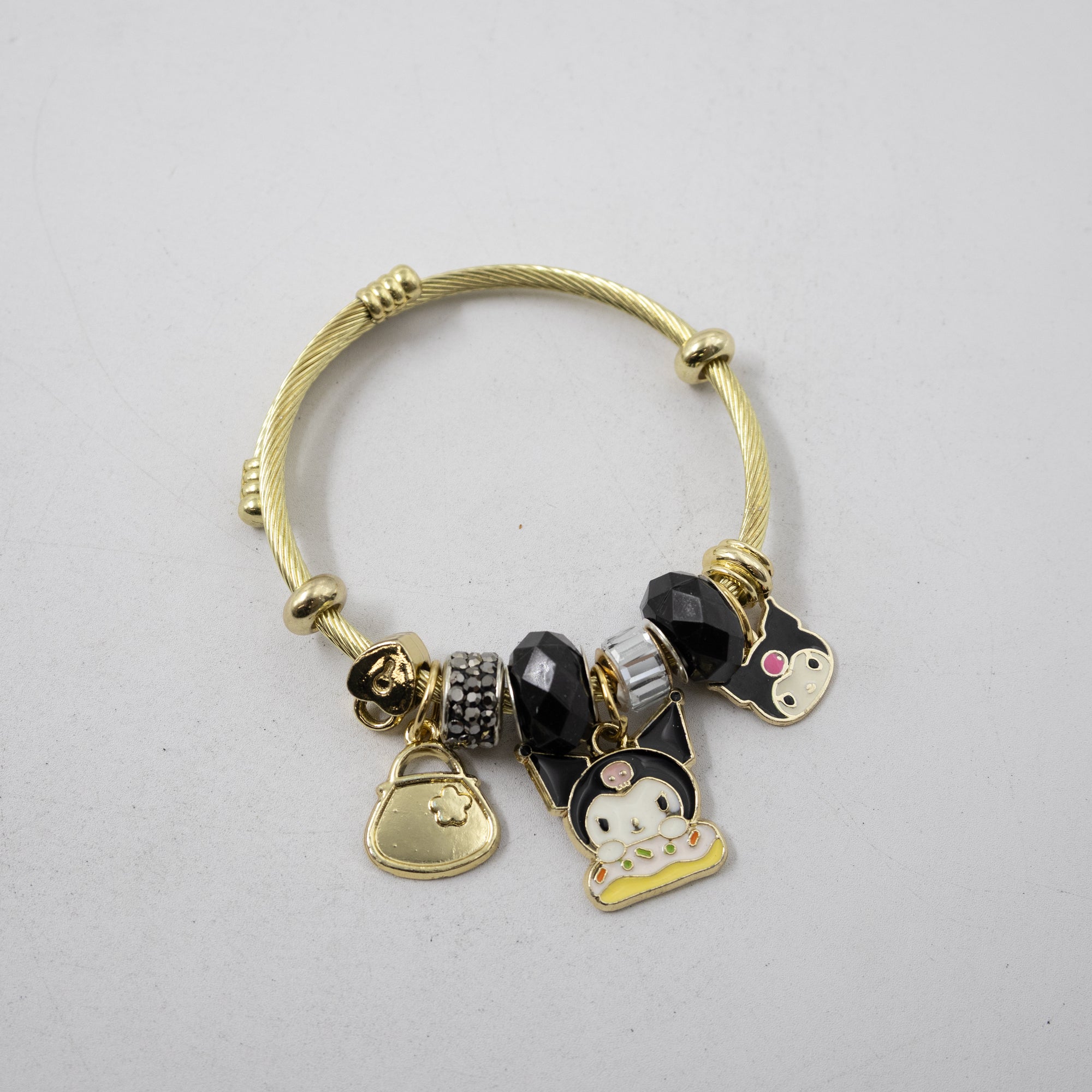 Pulsera tipo Pandora M3 Oro Laminado