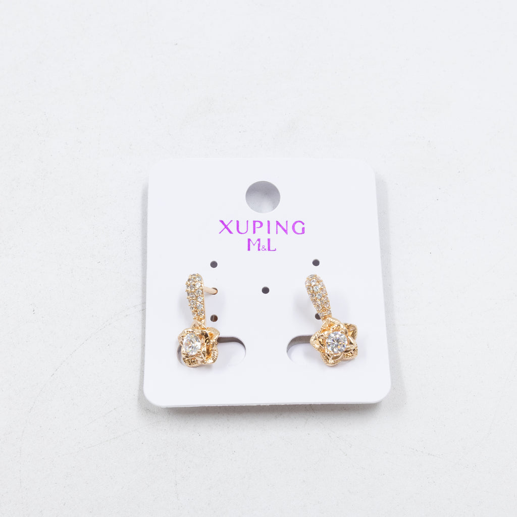 Aretes Xuping Dorados M10 Oro Laminado