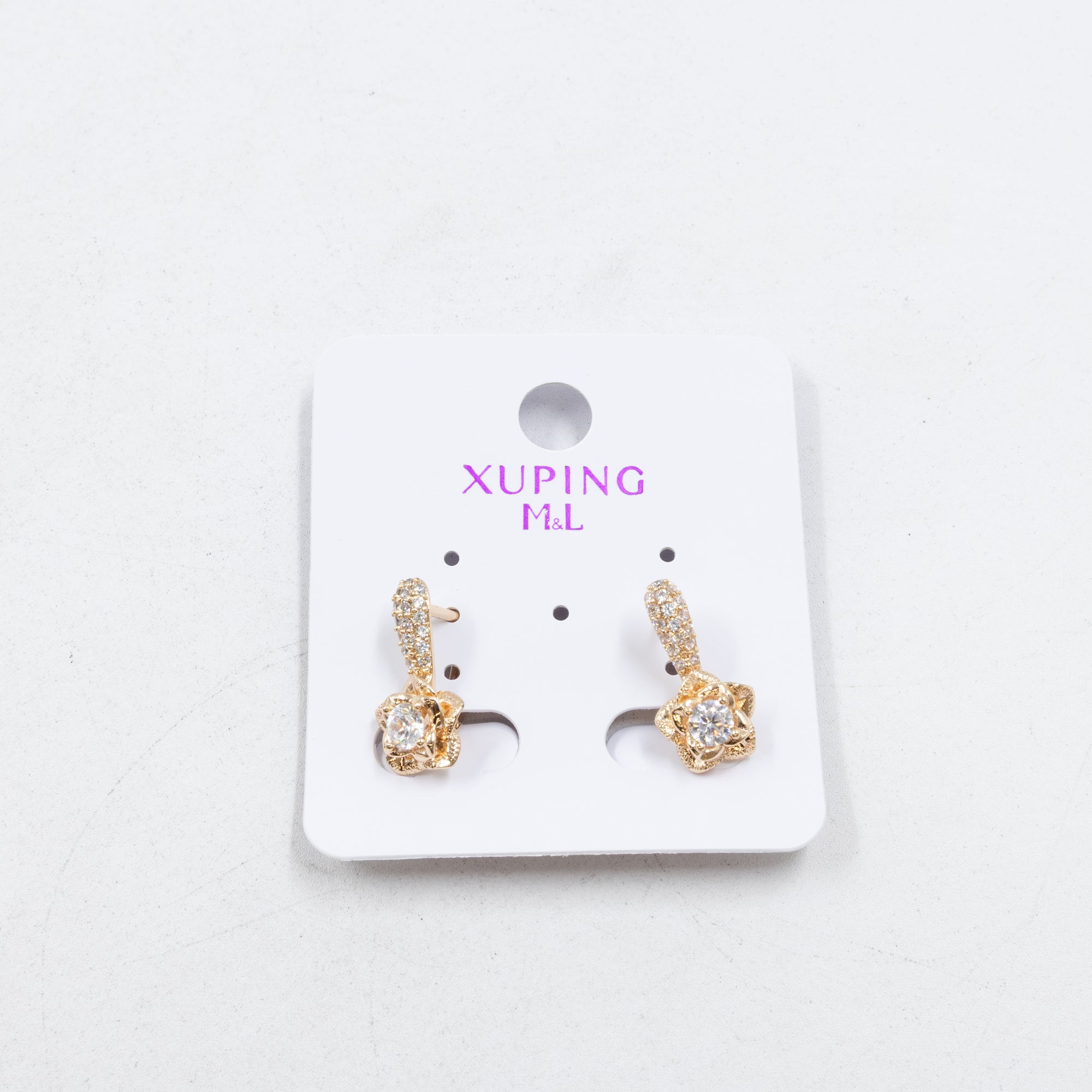 Aretes Xuping Dorados M10 Oro Laminado