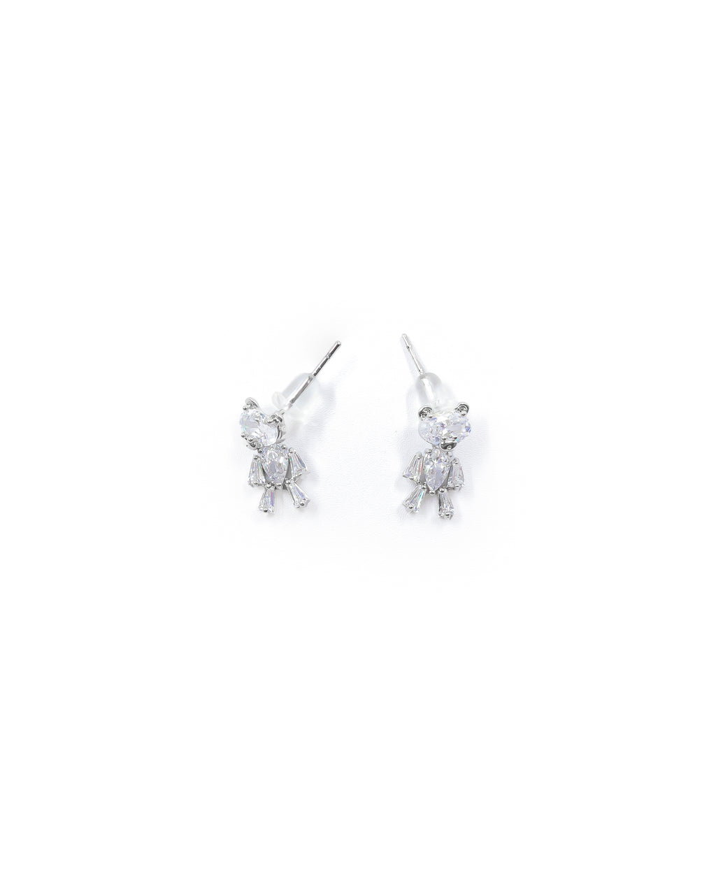 Aretes Largos Ansheli Plateados M15 Oro Laminado