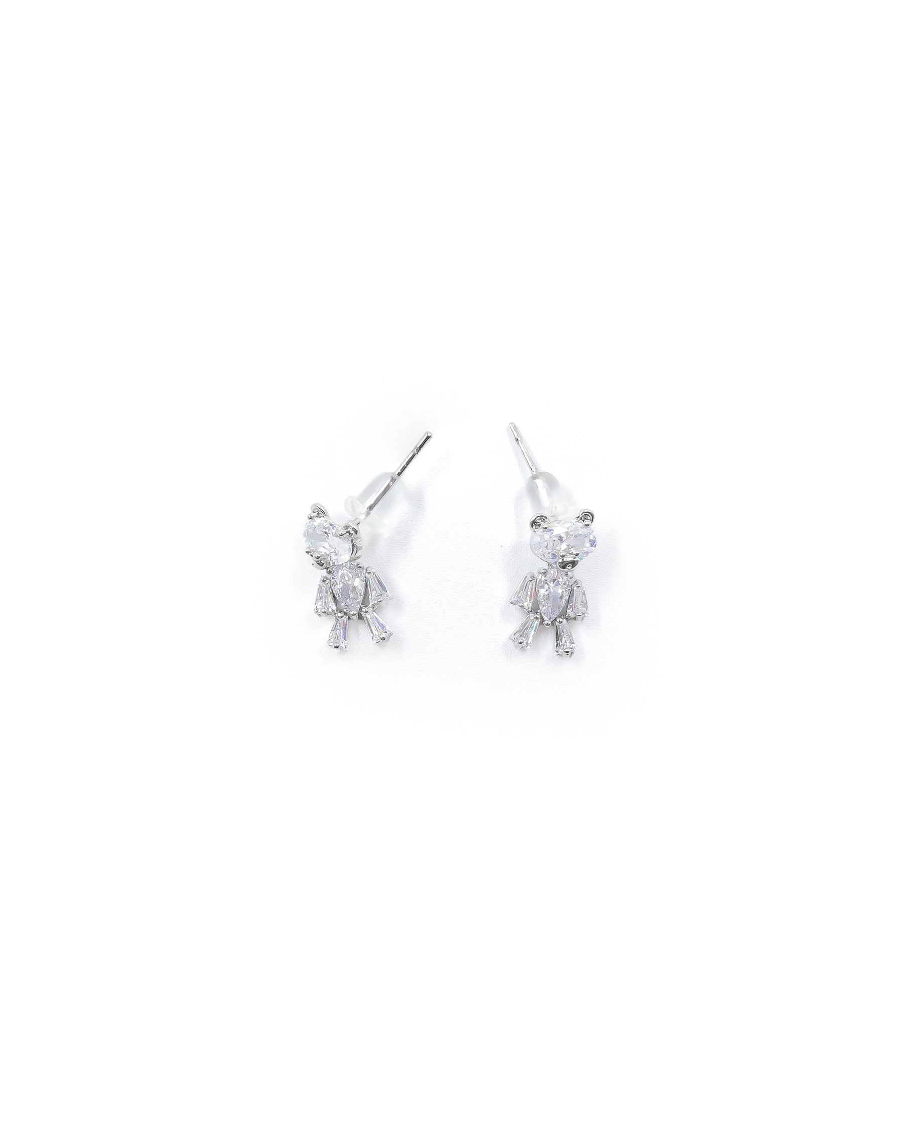 Aretes Largos Ansheli Plateados M15 Oro Laminado