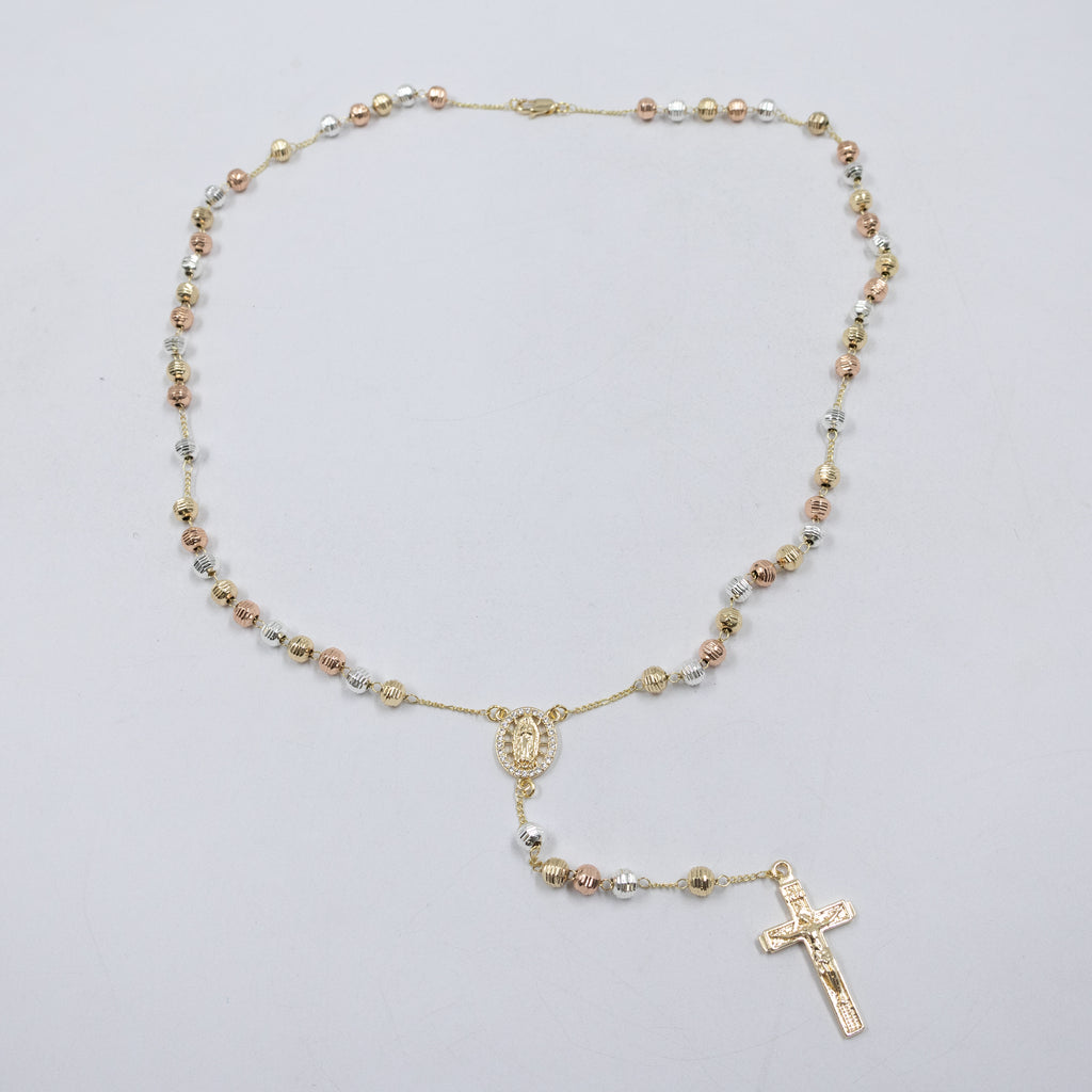 Collar Dorado Religioso M2 Oro Laminado