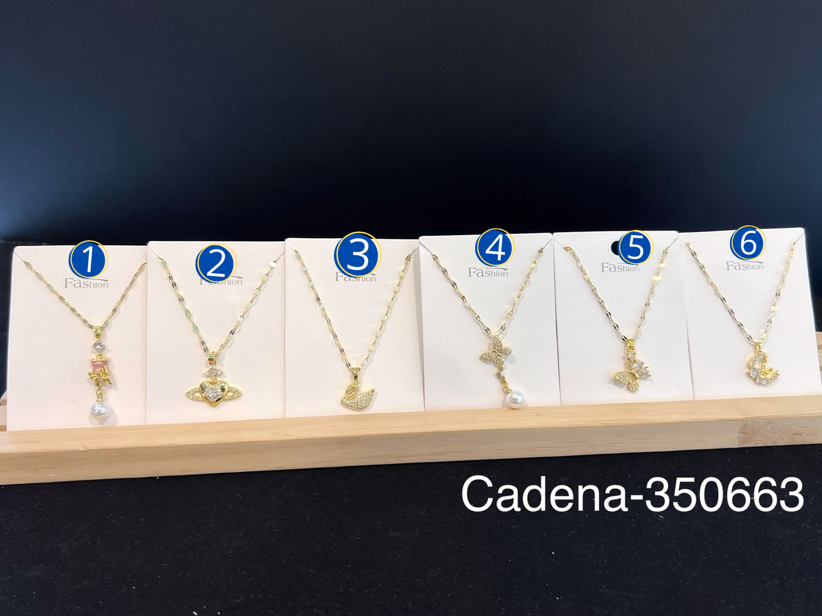 [13/AGOSTO/26] Collares Dorados con Dije M4 Oro Laminado