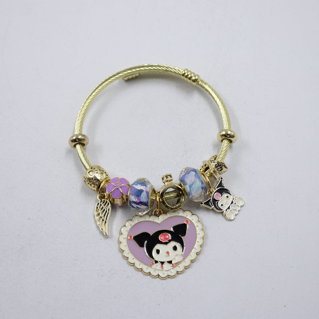 Pulsera tipo Pandora M6 Oro Laminado