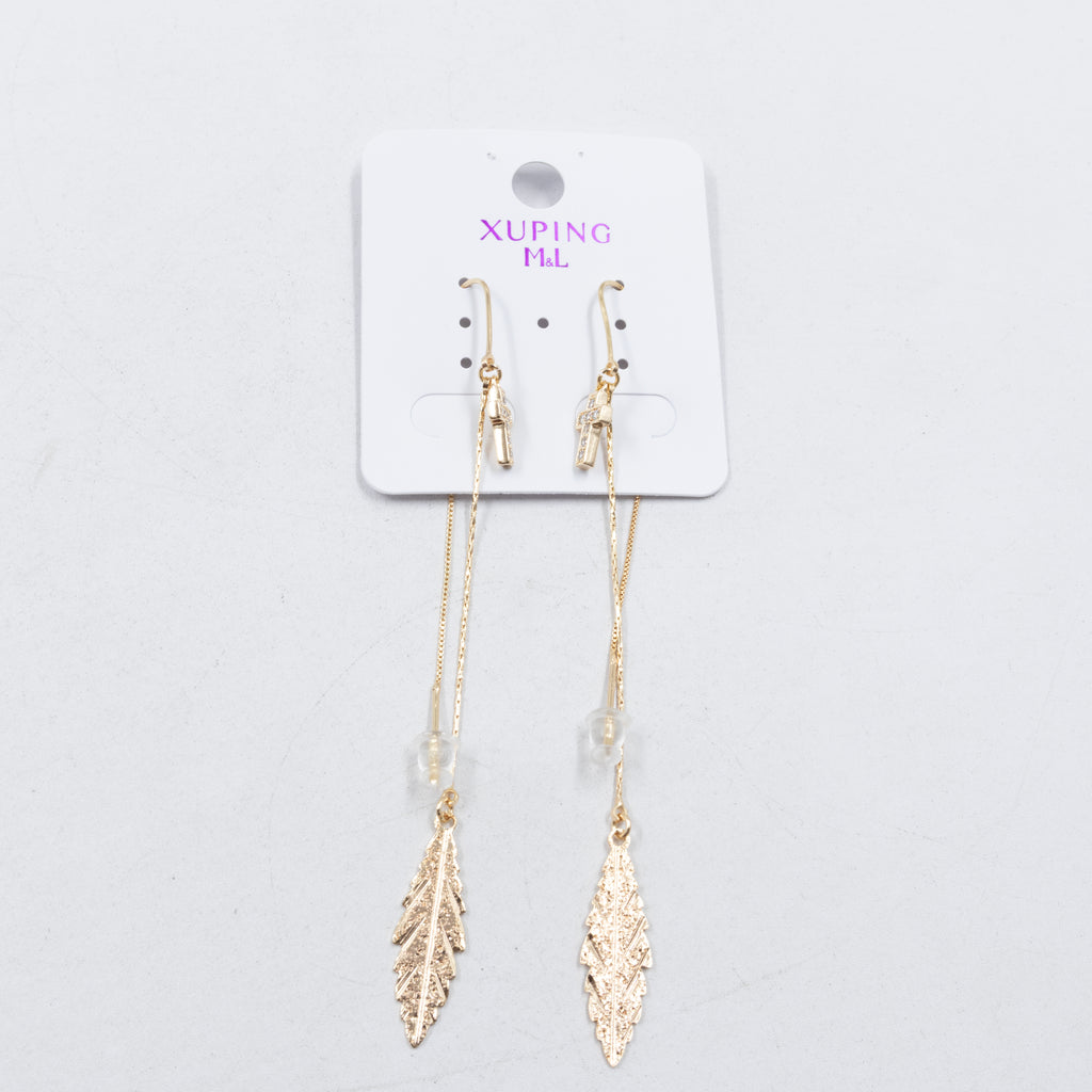 Aretes Xuping Dorados M8 Oro Laminado