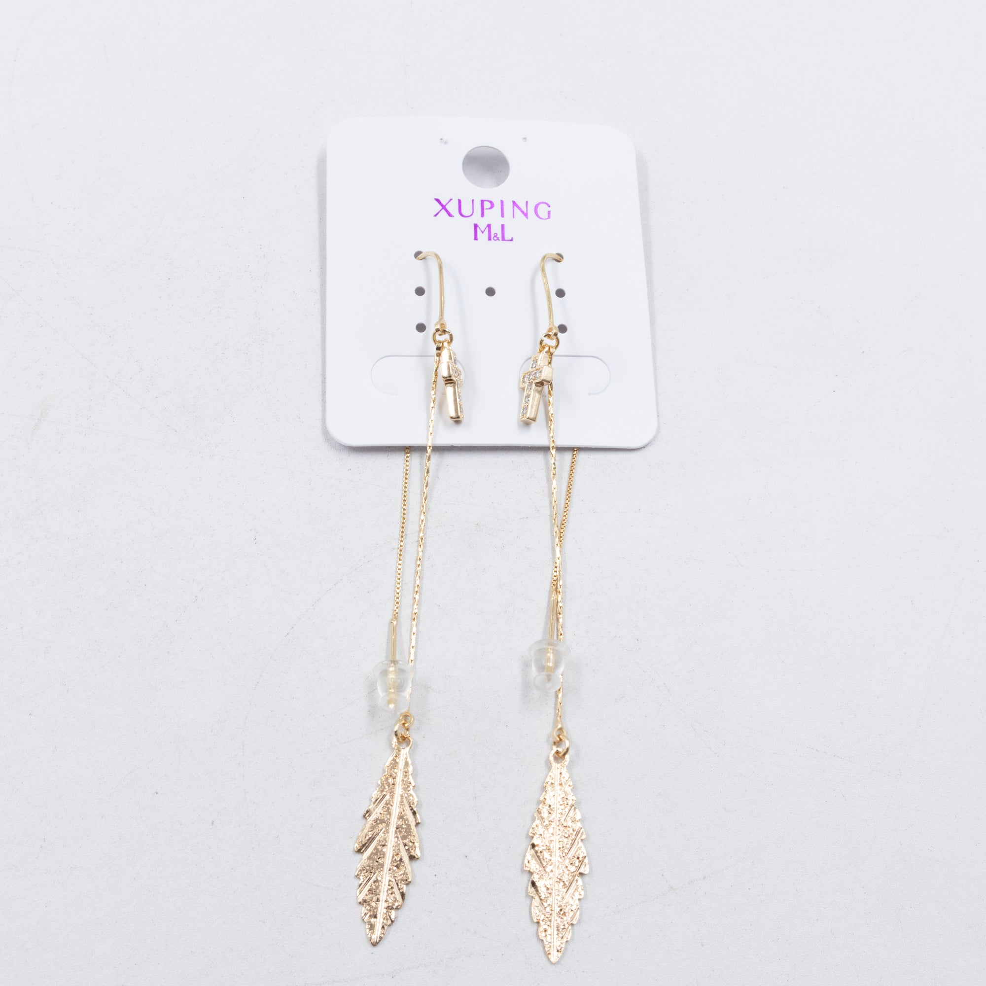 Aretes Xuping Dorados M8 Oro Laminado