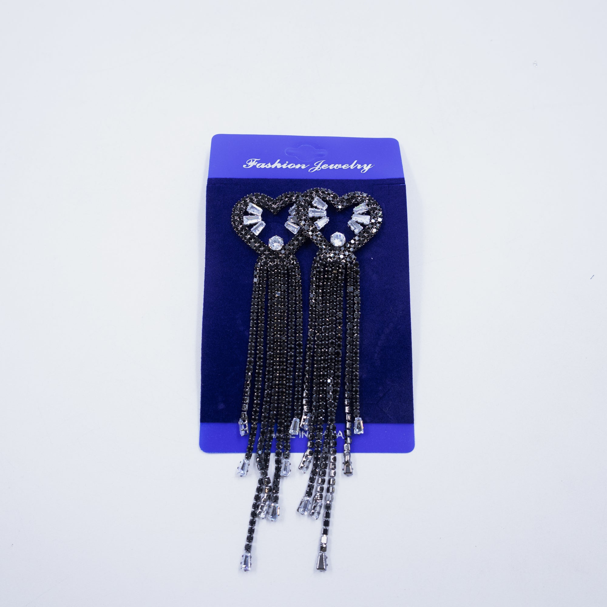 Aretes Largos con piedras M2 Oro Laminado