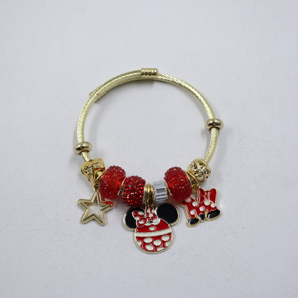 Pulsera tipo Pandora M8 Oro Laminado