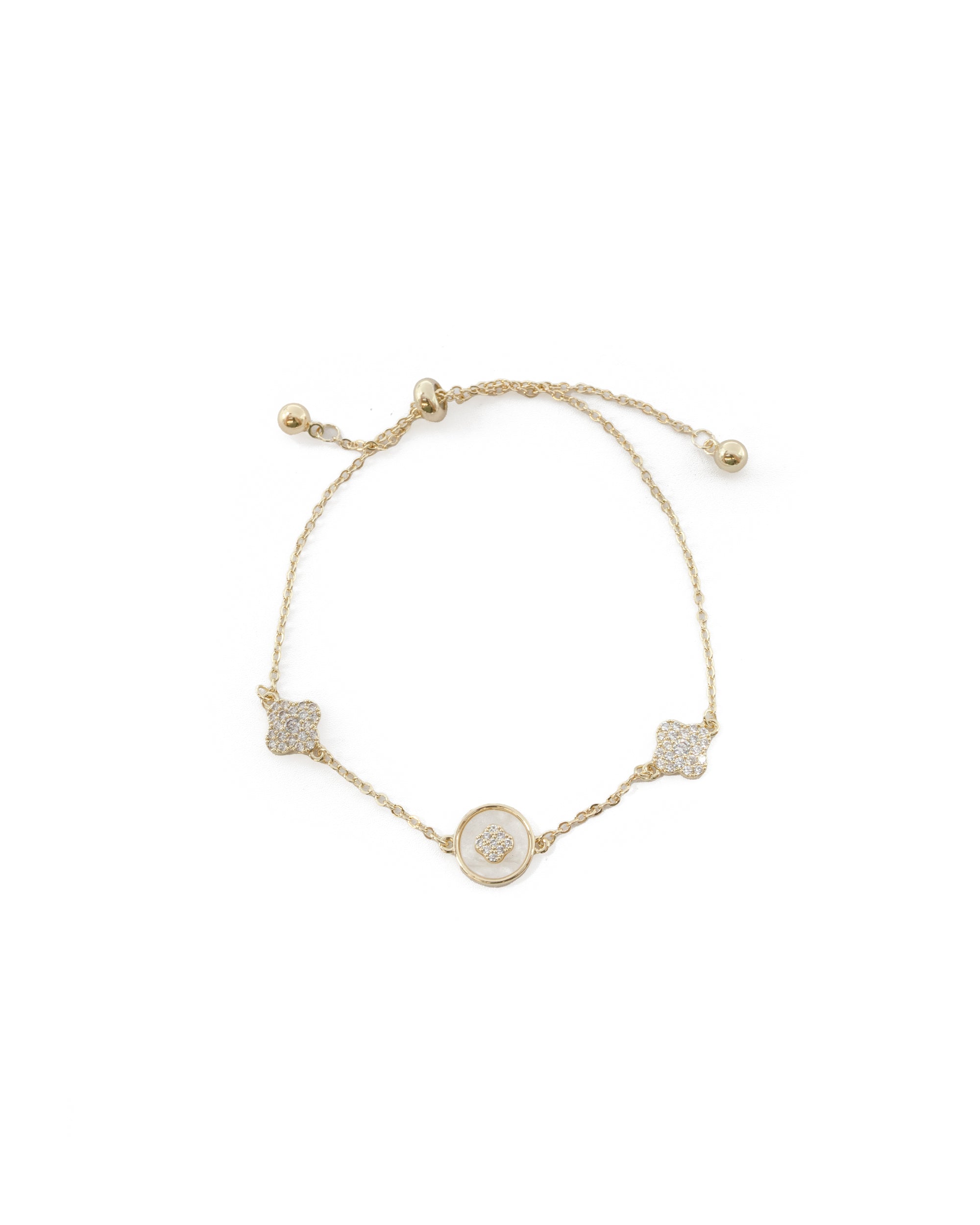 Pulsera Dorada Ansheli M16 - Oro Laminado