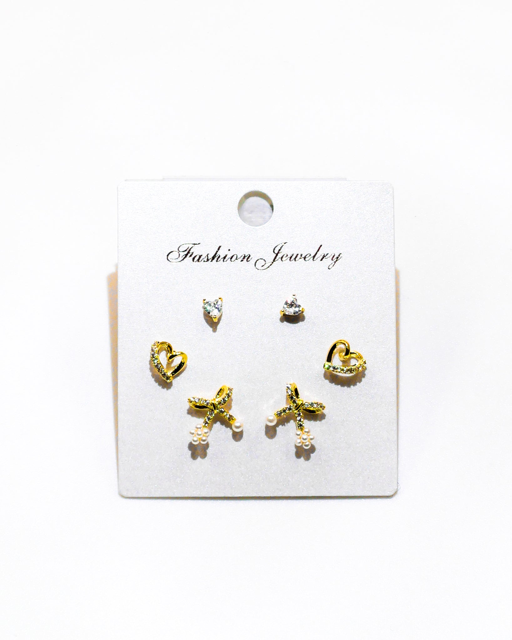 Set Aretes X3 - M9 Oro Laminado